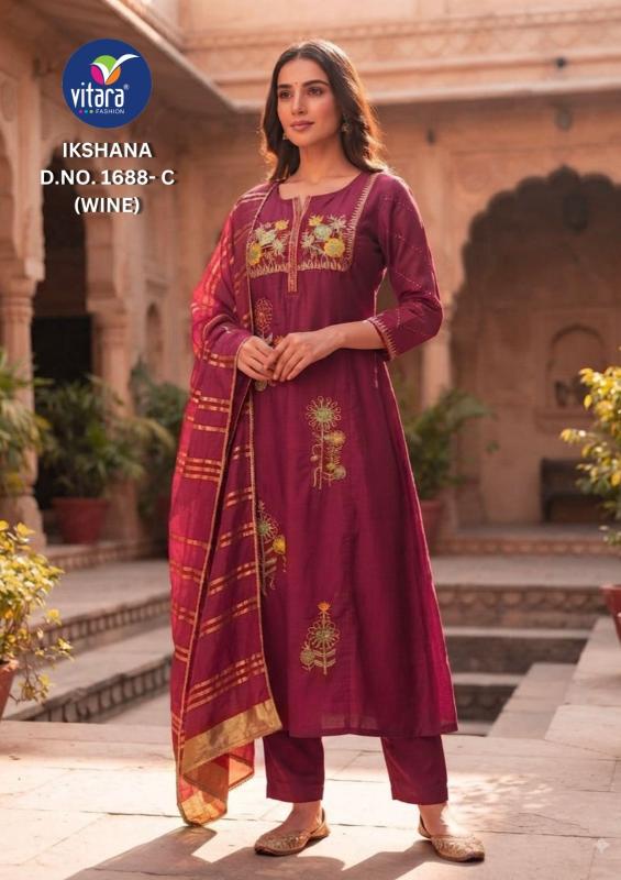 Vitara Iksana catalog selfie kurti wholesaler in surat