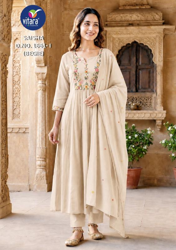 Vitara Saisha catalog selfie kurtis wholesale price list