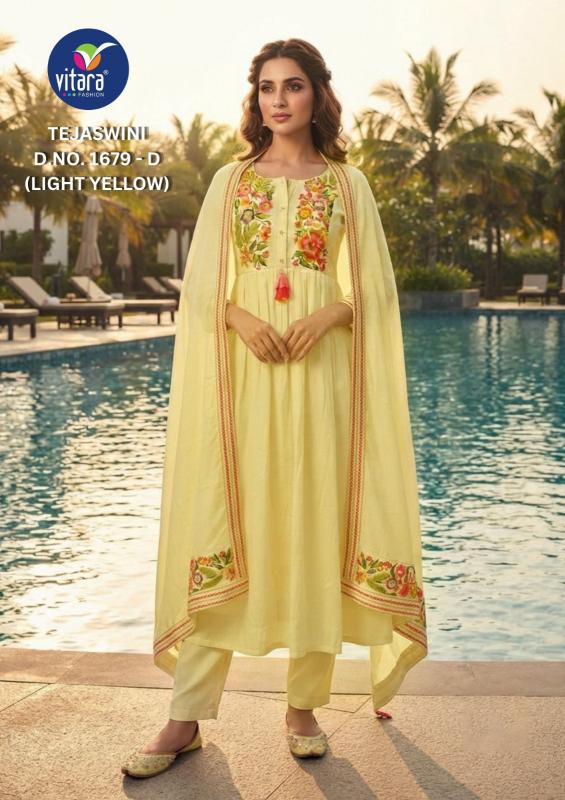 Vitara Tejaswini catalog chandni chowk kurtis wholesaler