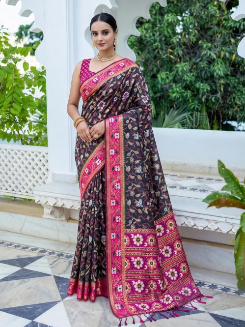 ZAMKUDI VOL 2 by SHREE SHYAM FASHION fancy designer Soft Silk fabric saree wholesale with Fancy latkan