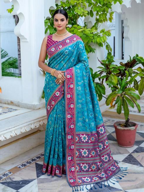 ZAMKUDI VOL 2 by SHREE SHYAM FASHION fancy designer Soft Silk fabric saree wholesale with Fancy latkan