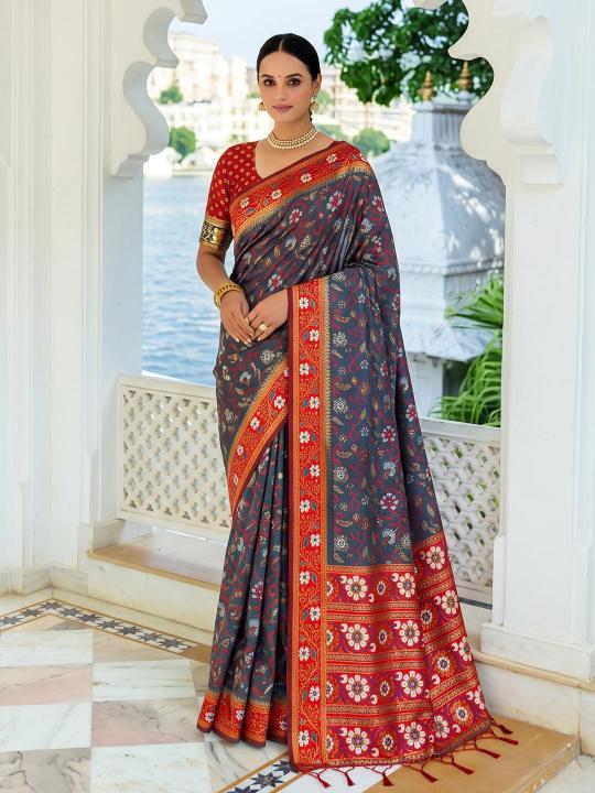 ZAMKUDI VOL 2 by SHREE SHYAM FASHION fancy designer Soft Silk fabric saree wholesale with Fancy latkan