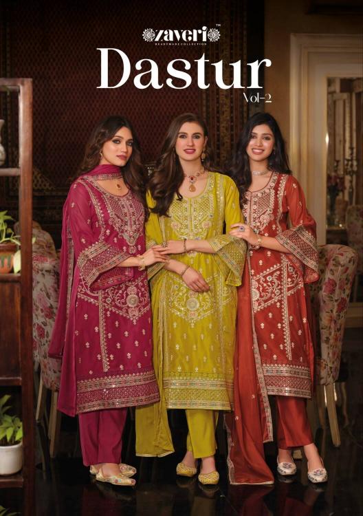 Zaveri Dastur vol 2 catalog ready made salwar kameez wholesale in kolkata