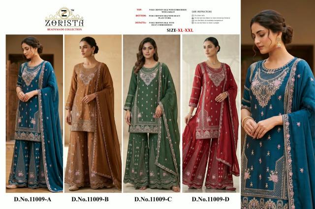Zorista 11009 catalog pakistani suits wholesale in delhi