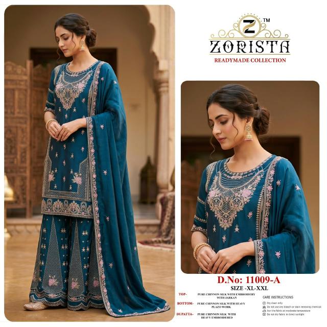 Zorista 11009 catalog pakistani suits wholesale in delhi