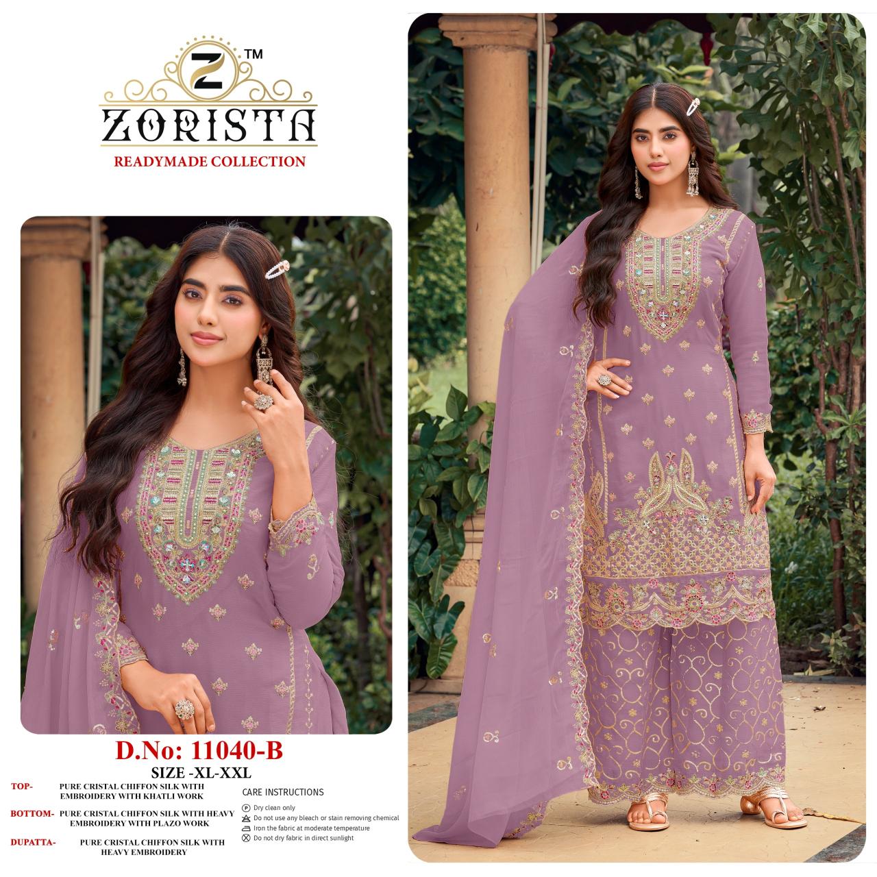 Zorista 11040 catalog wholesale pakistani designer suits in delhi