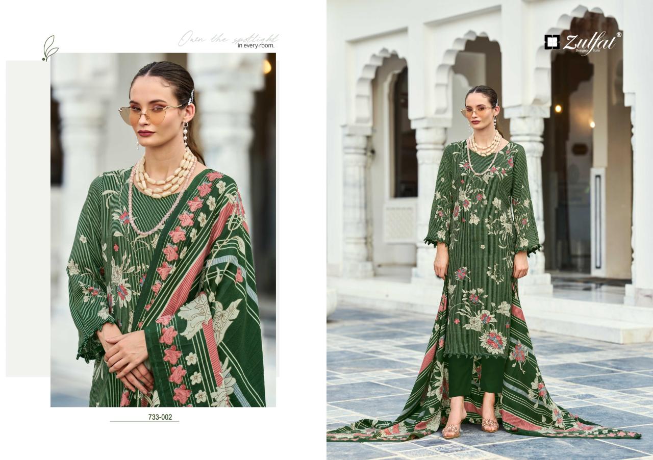 Zulfat Kohinoor catalog wholesale pashmina dress material