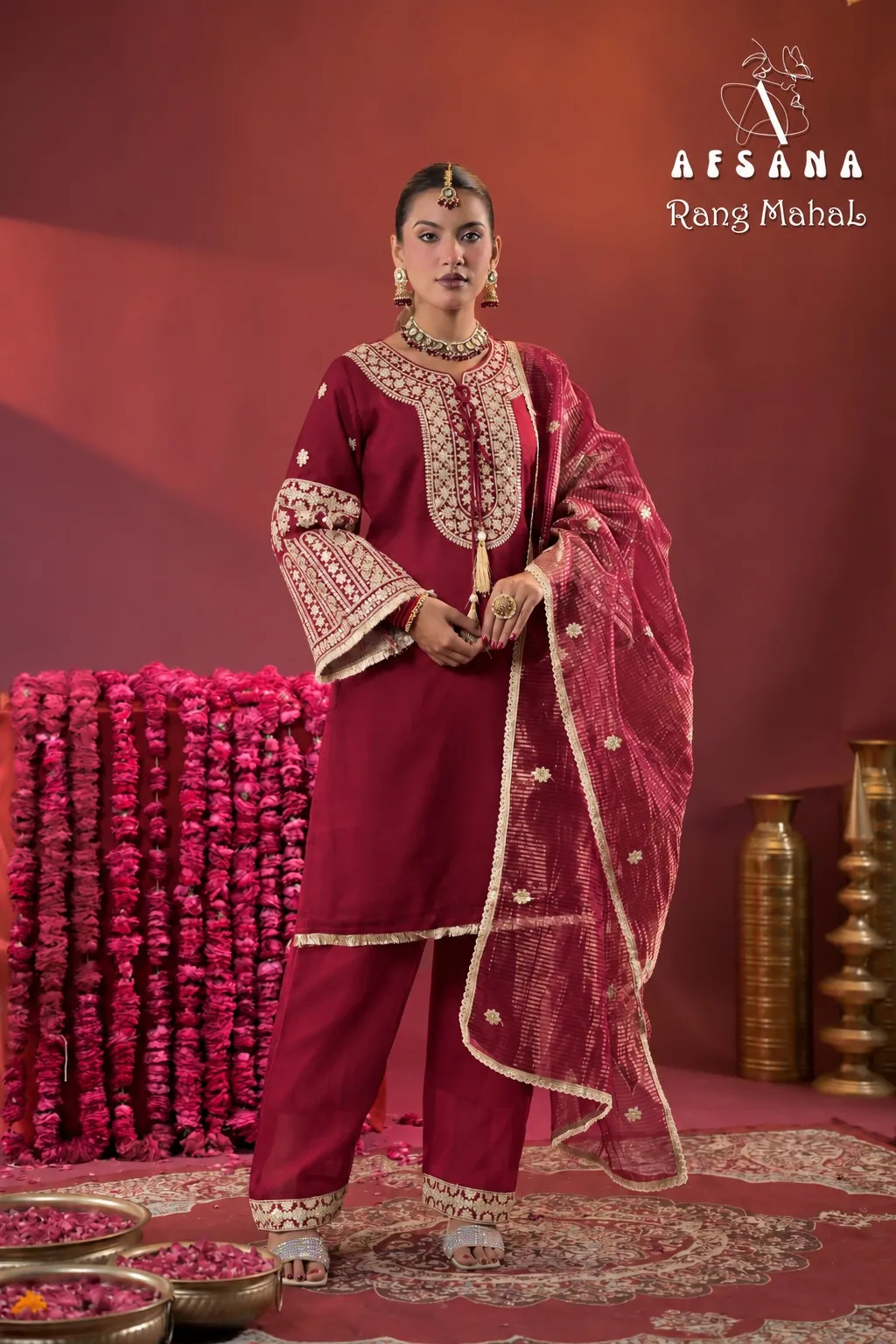 Afsana Rang Mahal catalog ready made salwar kameez wholesale in kolkata