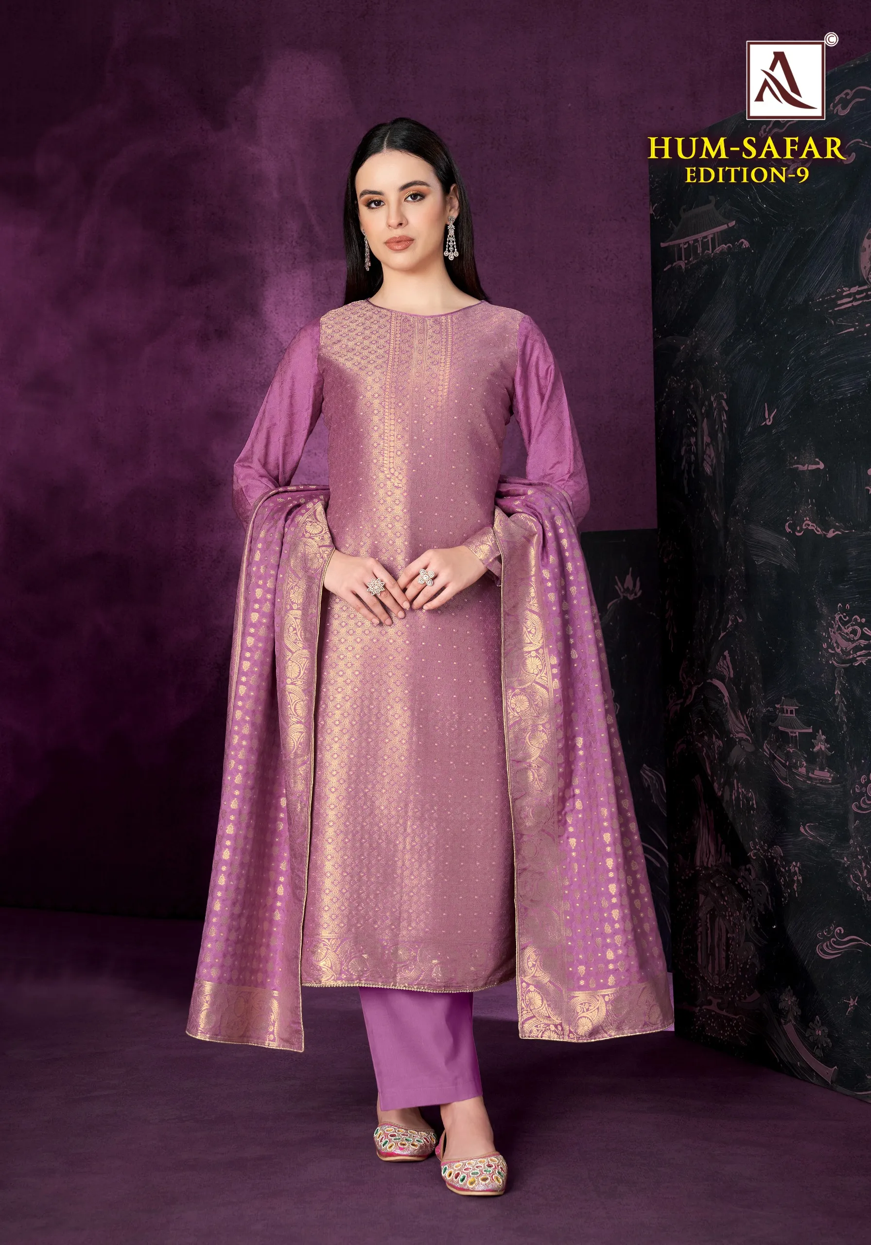 Alok Hum Safar vol 9 catalog wholesale dress material surat gujarat