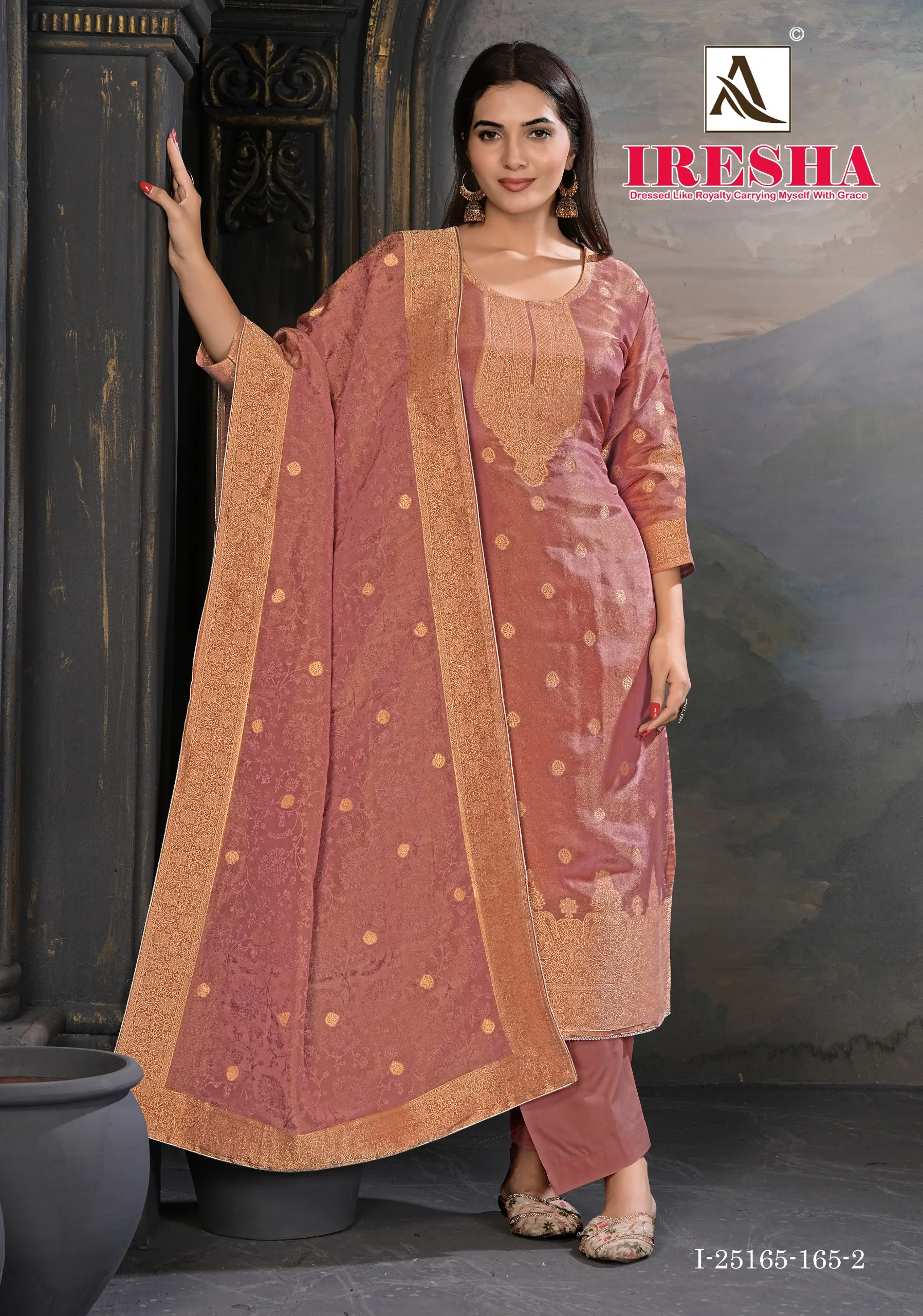 Alok Iresha catalog wholesaler of dress material in pune