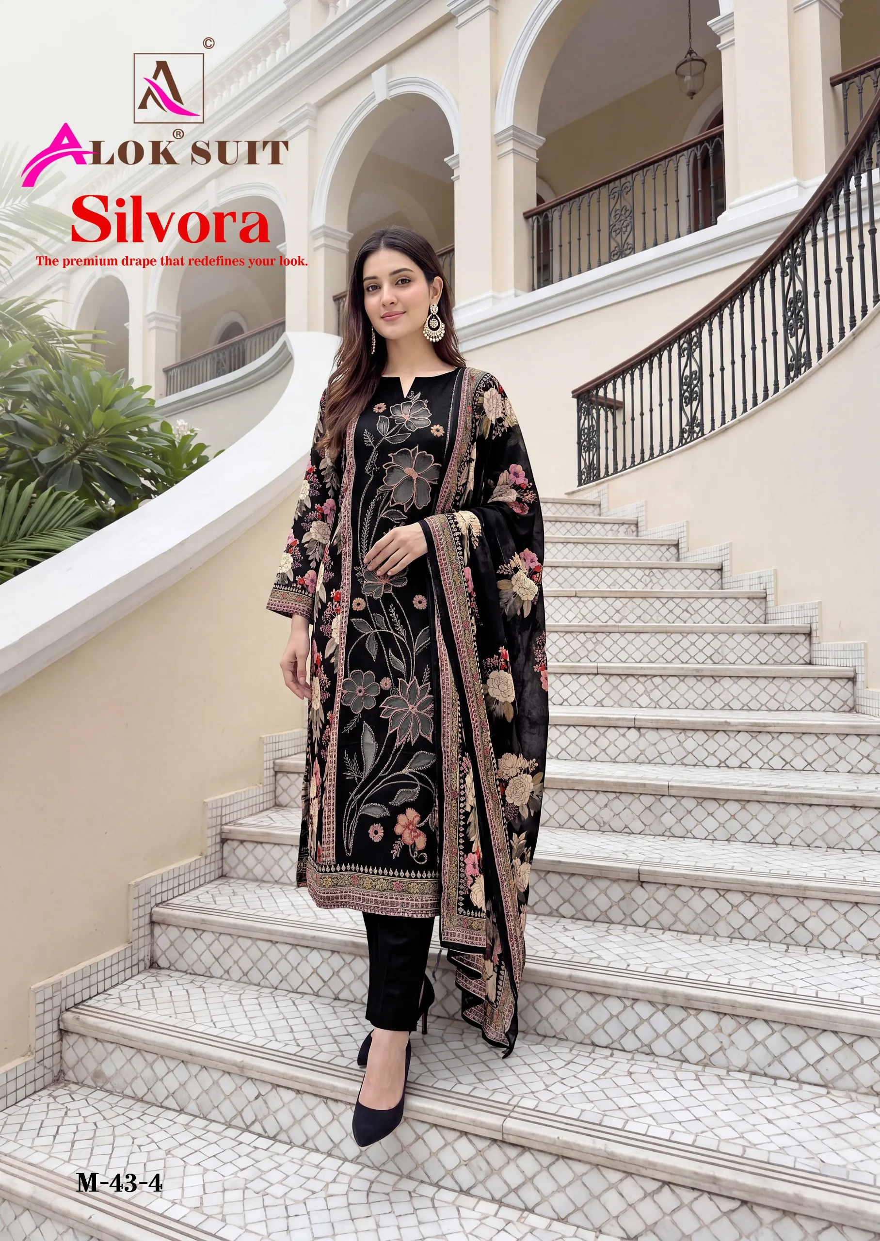 Alok Silvora catalog wholesale market ojnw for dress materials