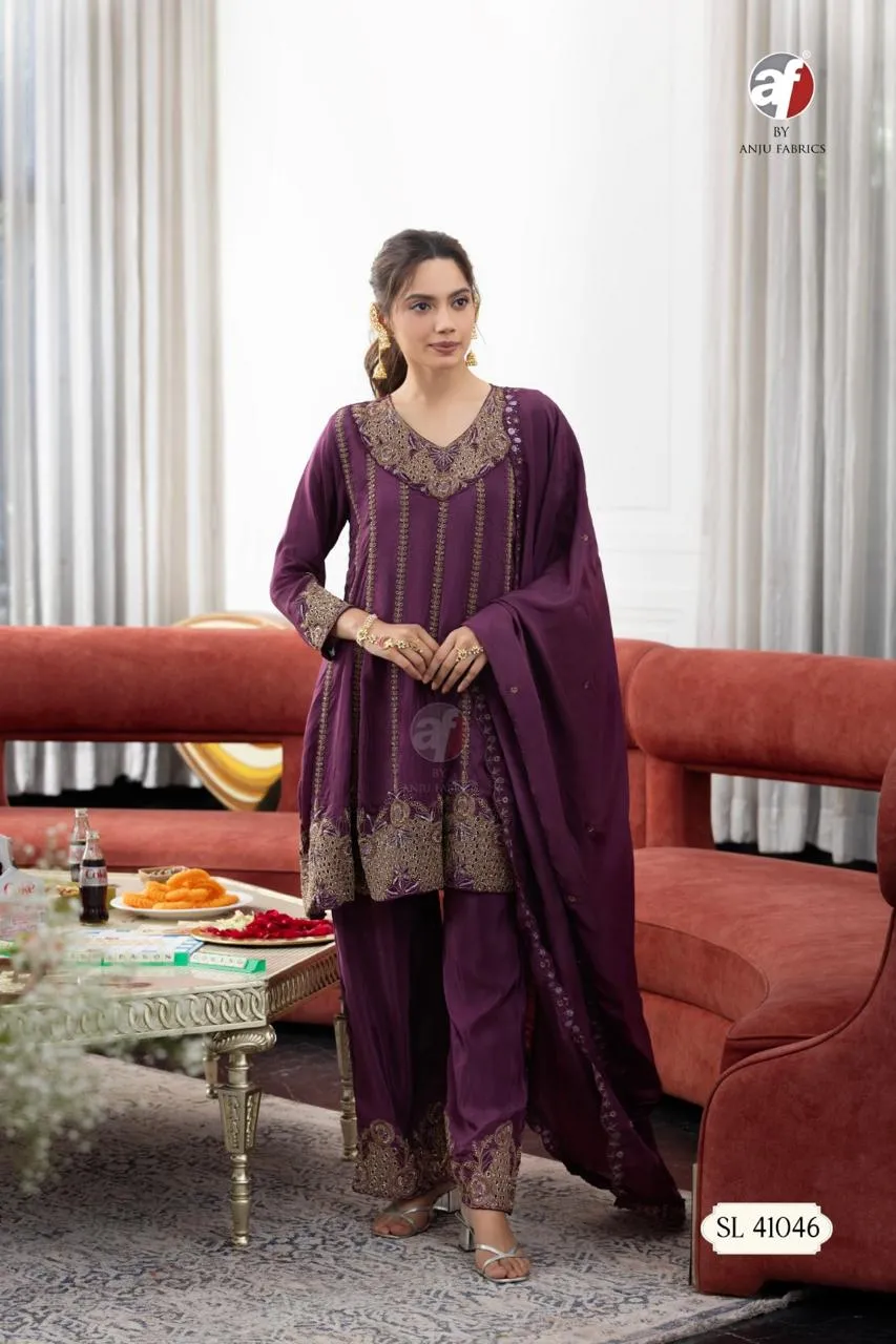 Anju Fabrics 41045 catalog kurti wholesale app list