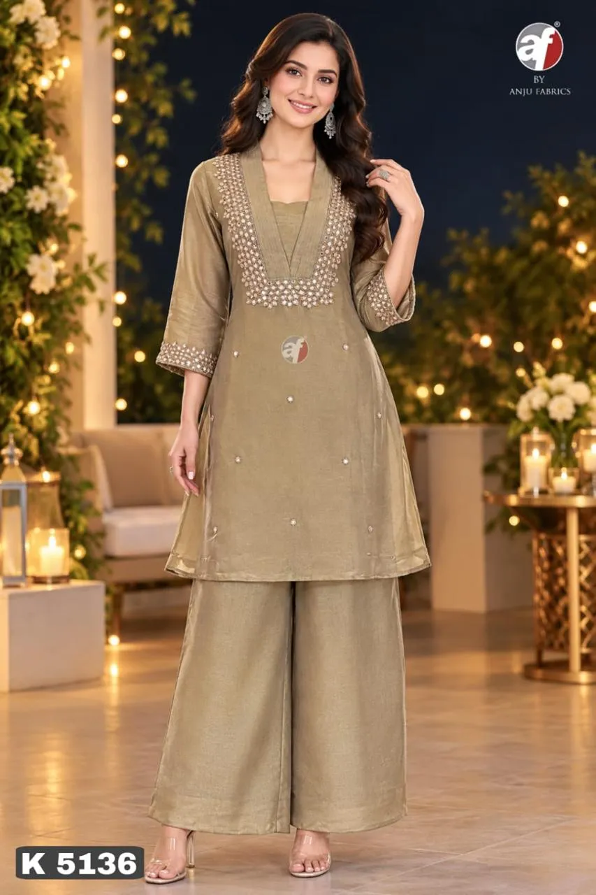 Anju Fabrics 5134 catalog coord set wholesale in mumbai