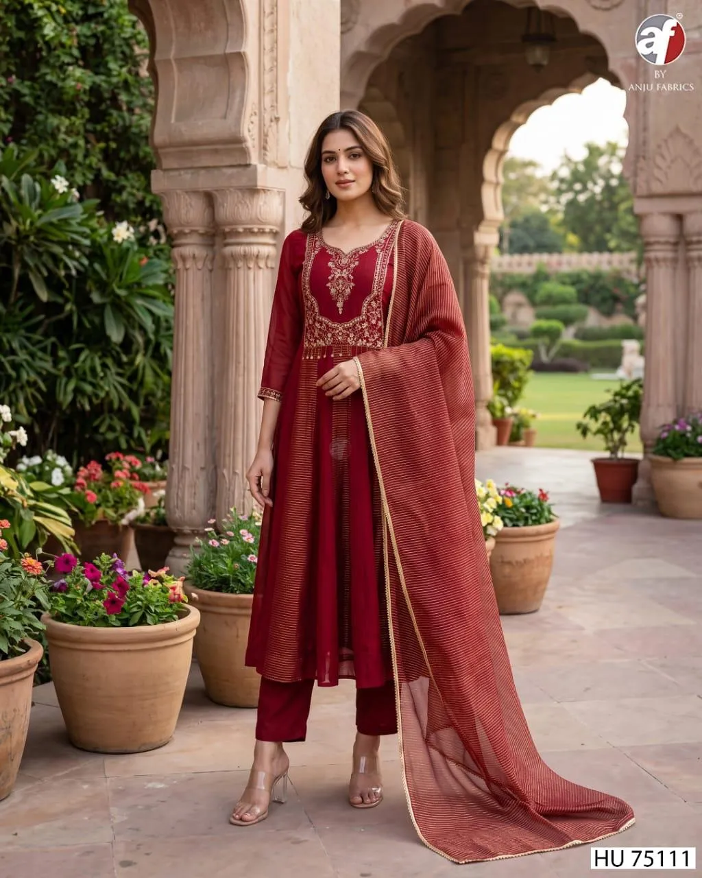 Anju Fabrics 75112 catalog branded kurti wholesaler in surat