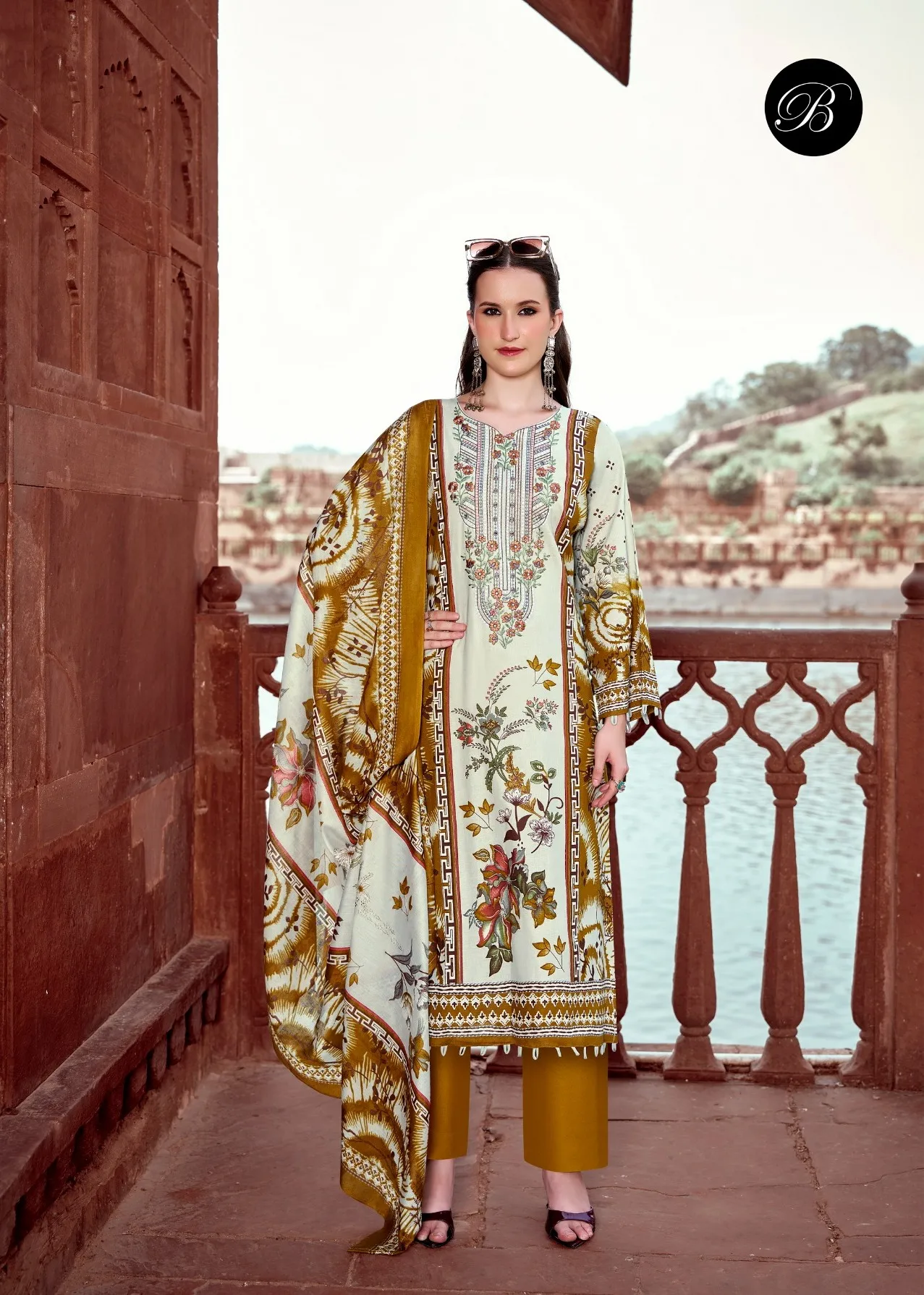 Belliza Naira Vol 158 catalog dress materials wholesale surat