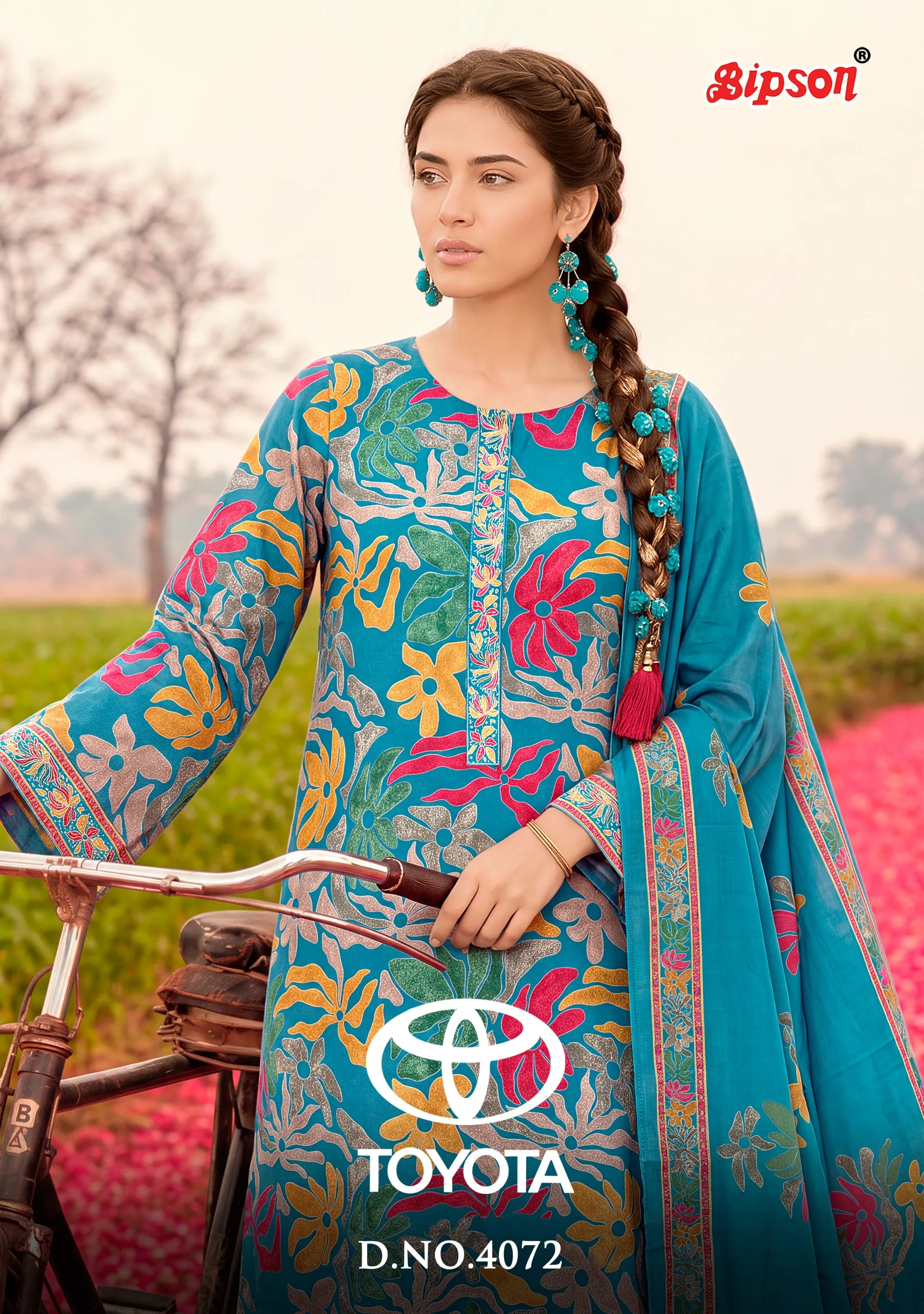 Bipson Toyota 4072 catalog wholesalers for salwar kameez in mumbai
