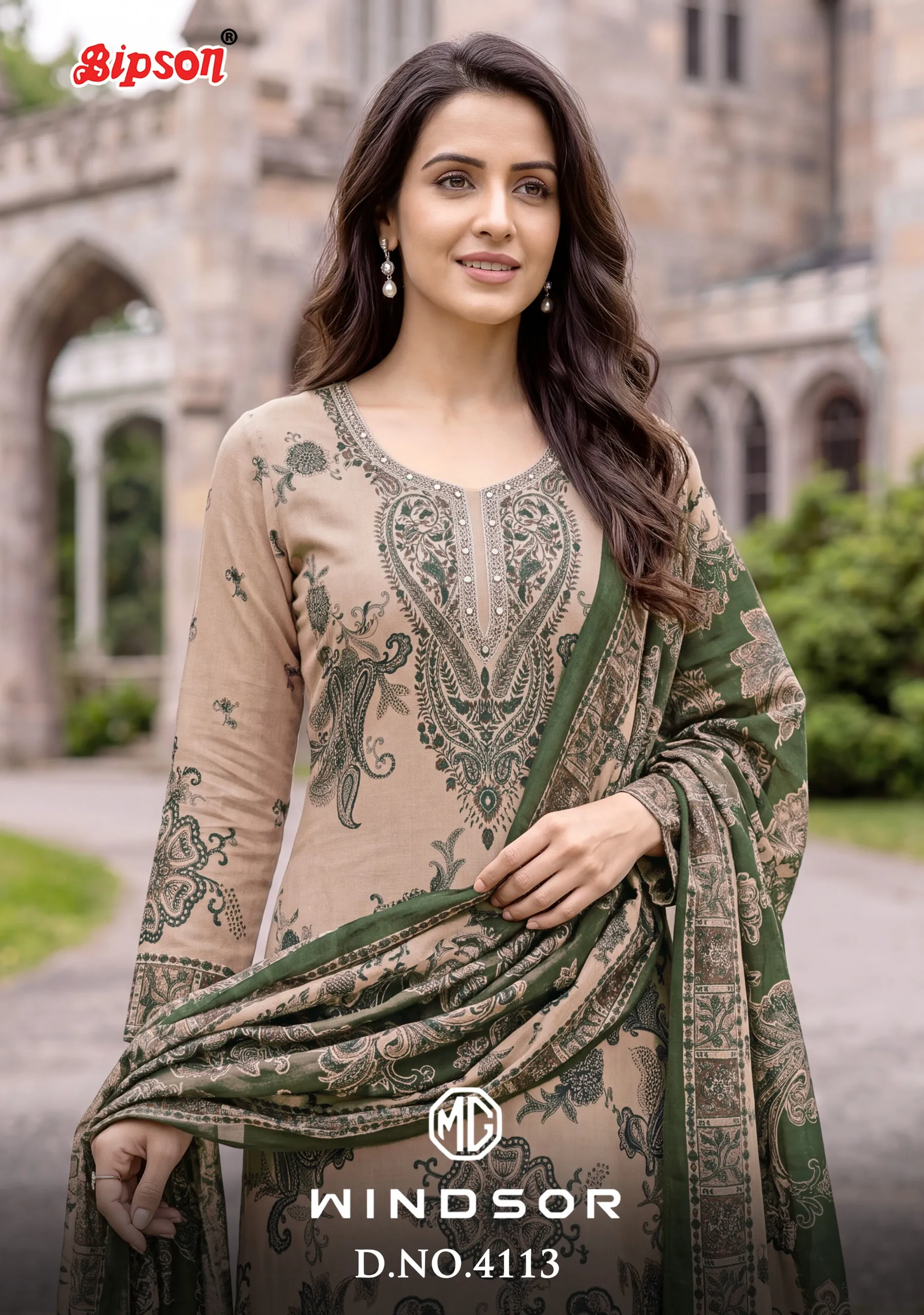 Bipson Windsor 4113 catalog delhi salwar kameez wholesale