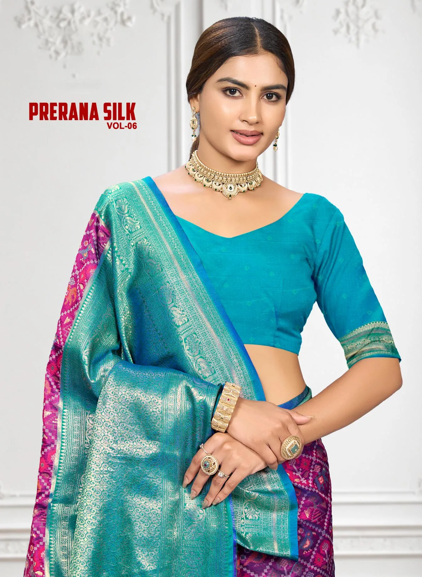 Bunawat - PRERNA SILK 06 Sangam Prints Soft Silk Woven Work Traditional Saree