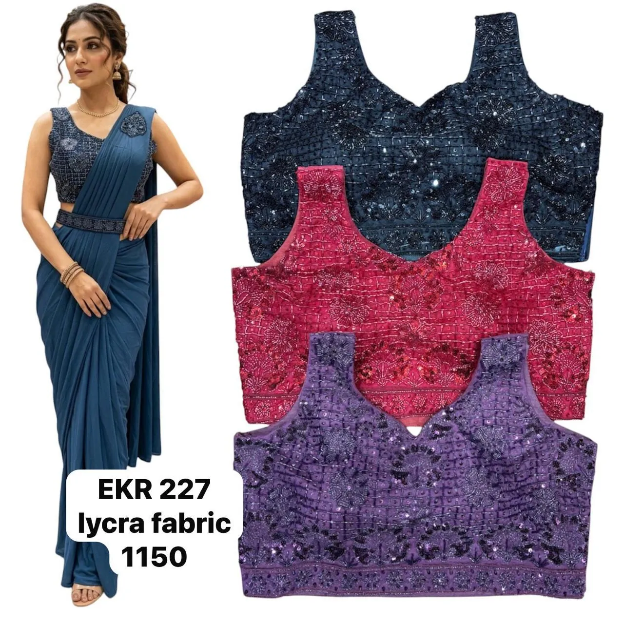 Dazira EKR 227 catalog fancy sarees wholesale in chennai