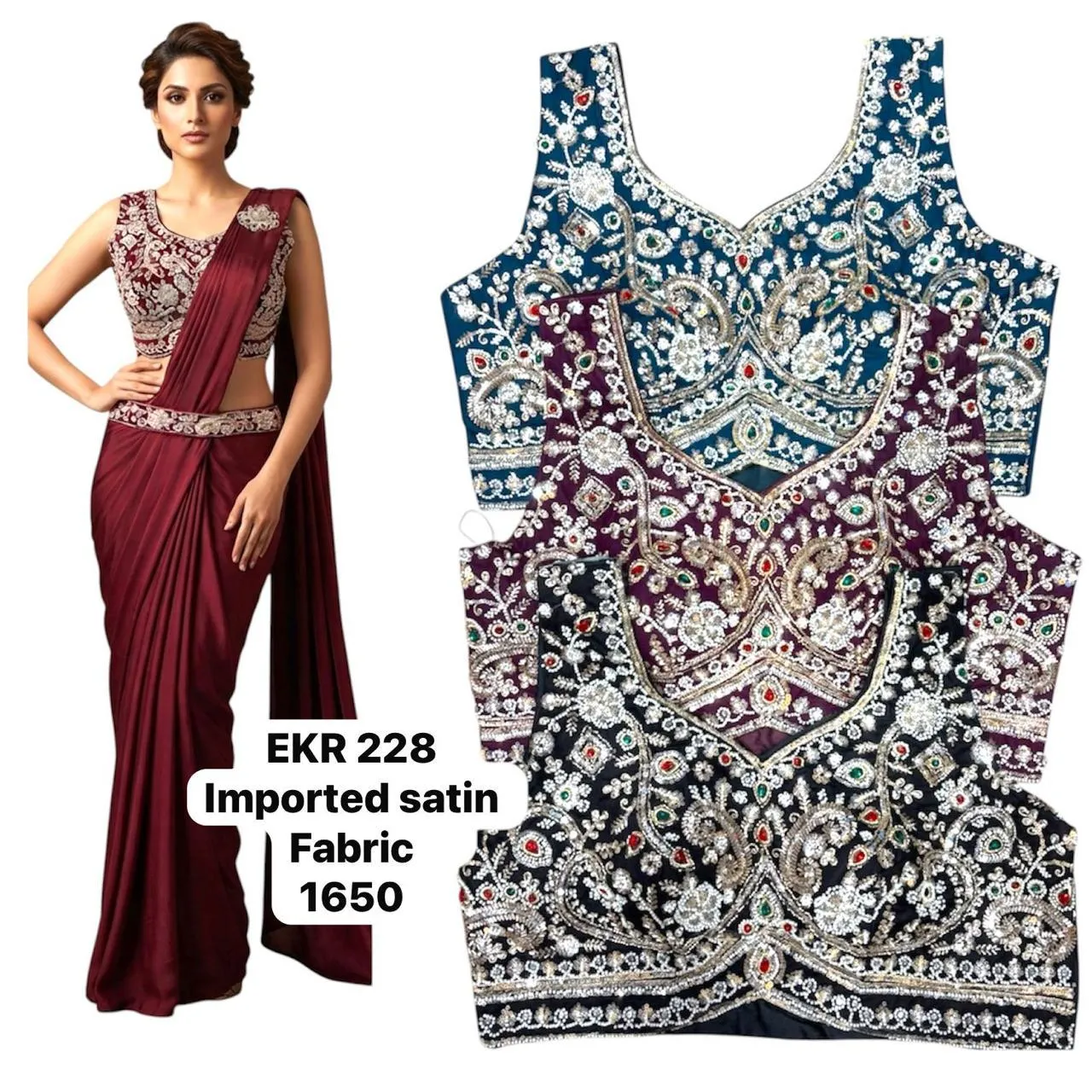 Dazira EKR 228 catalog wholesale designer sarees in hyderabad