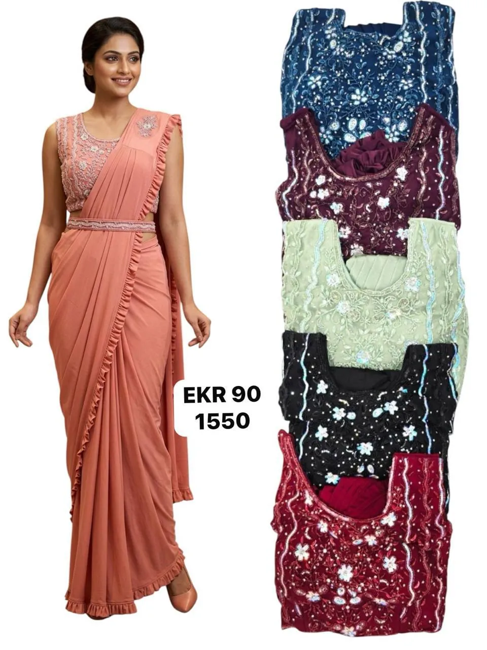 Dazira EKR 90 catalog fancy sarees wholesale