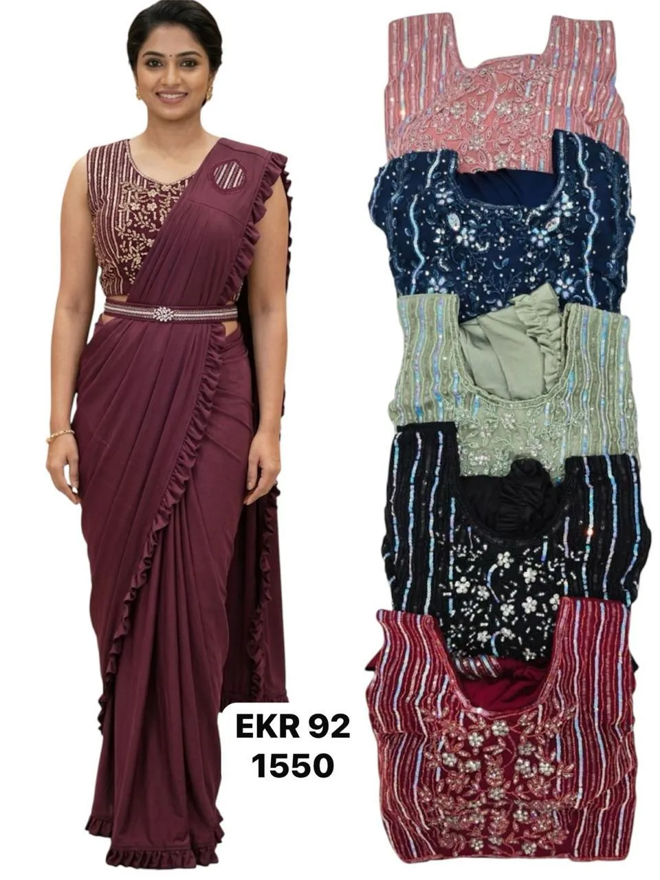 Dazira EKR 92 catalog wholesale designer sarees in mumbai