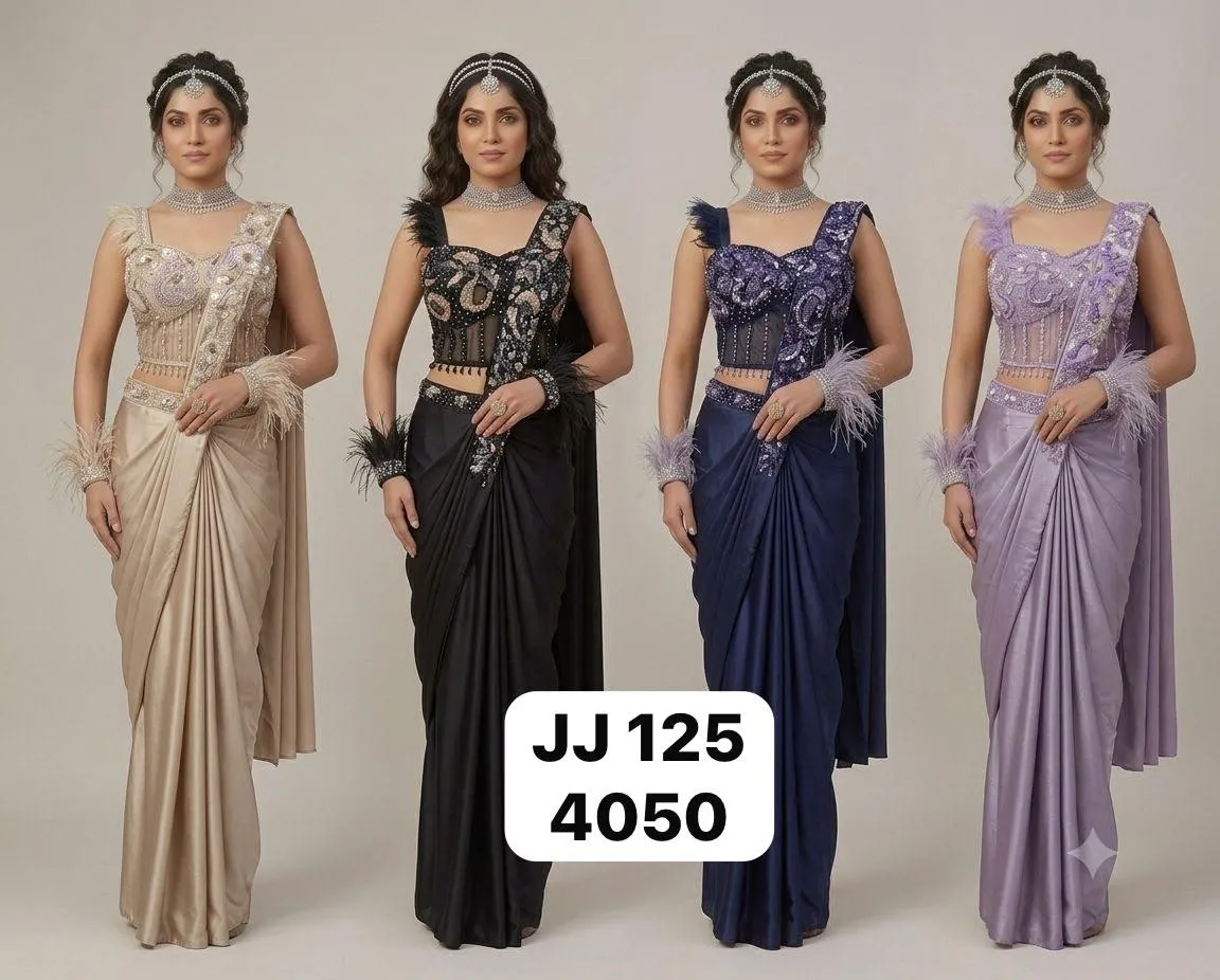 Dazira JJ 125 catalog saree fall wholesale in ahmedabad