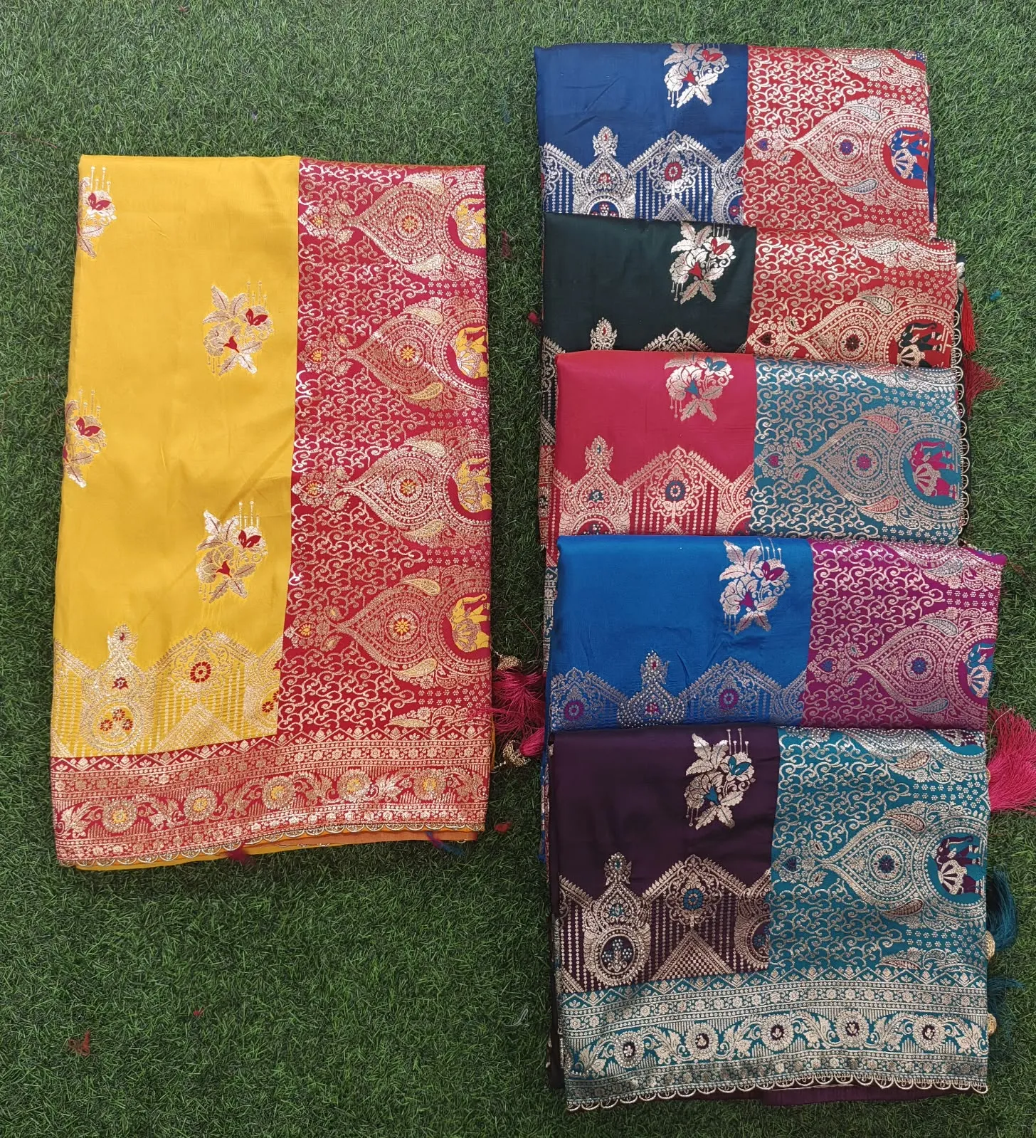 Dazira Magnum Silk Swaroski vol 1 catalog bhagalpur saree wholesale