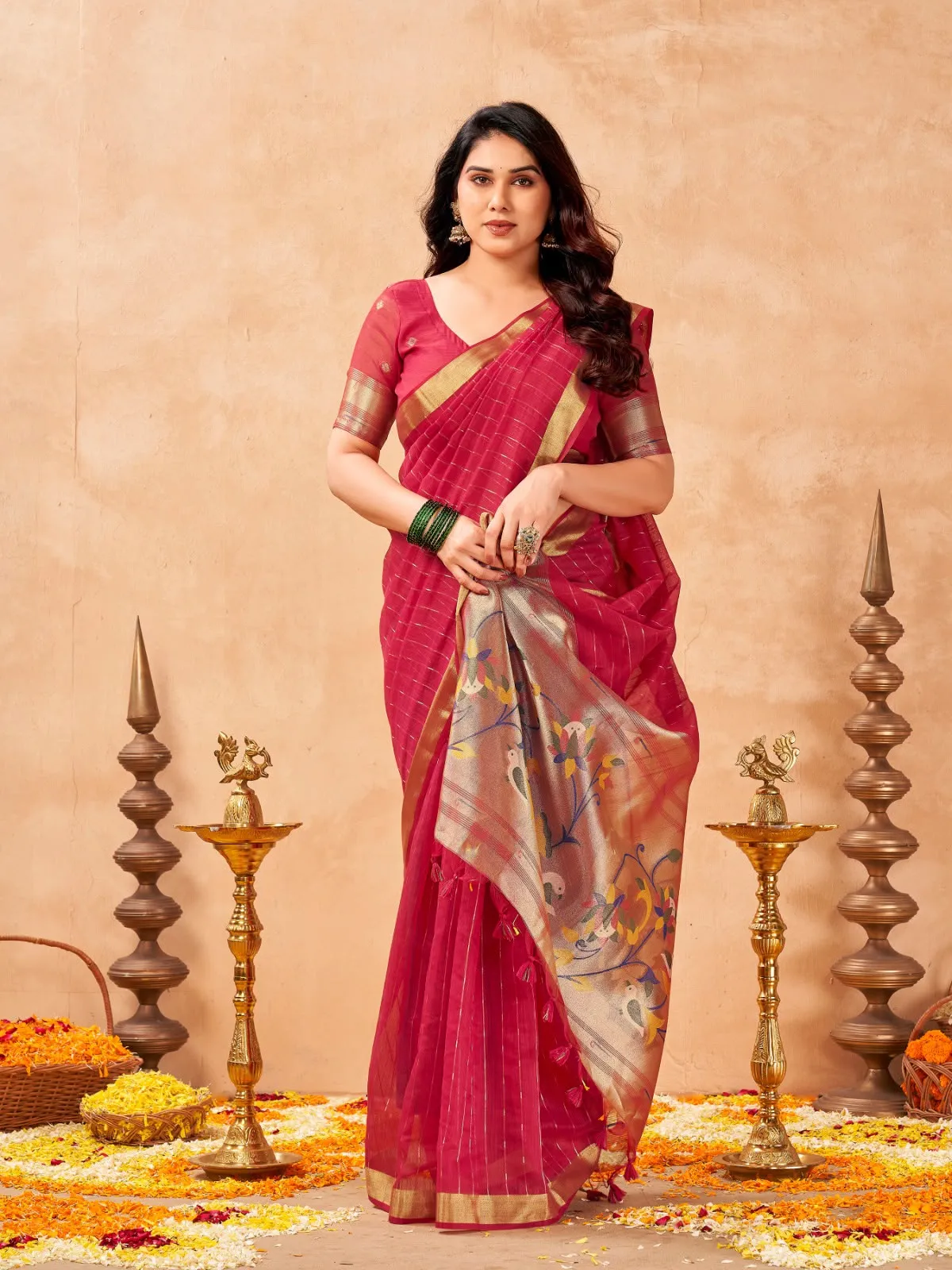 Dazira Premium Soft Maheswari catalog chennai saree wholesalers