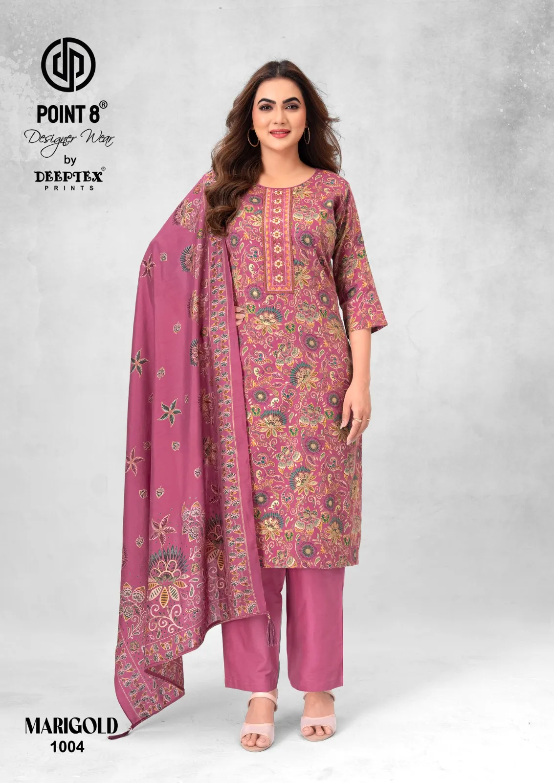 Deeptex MariGold Vol-1 – Kurti Pant With Dupatta - Wholesale Catalog