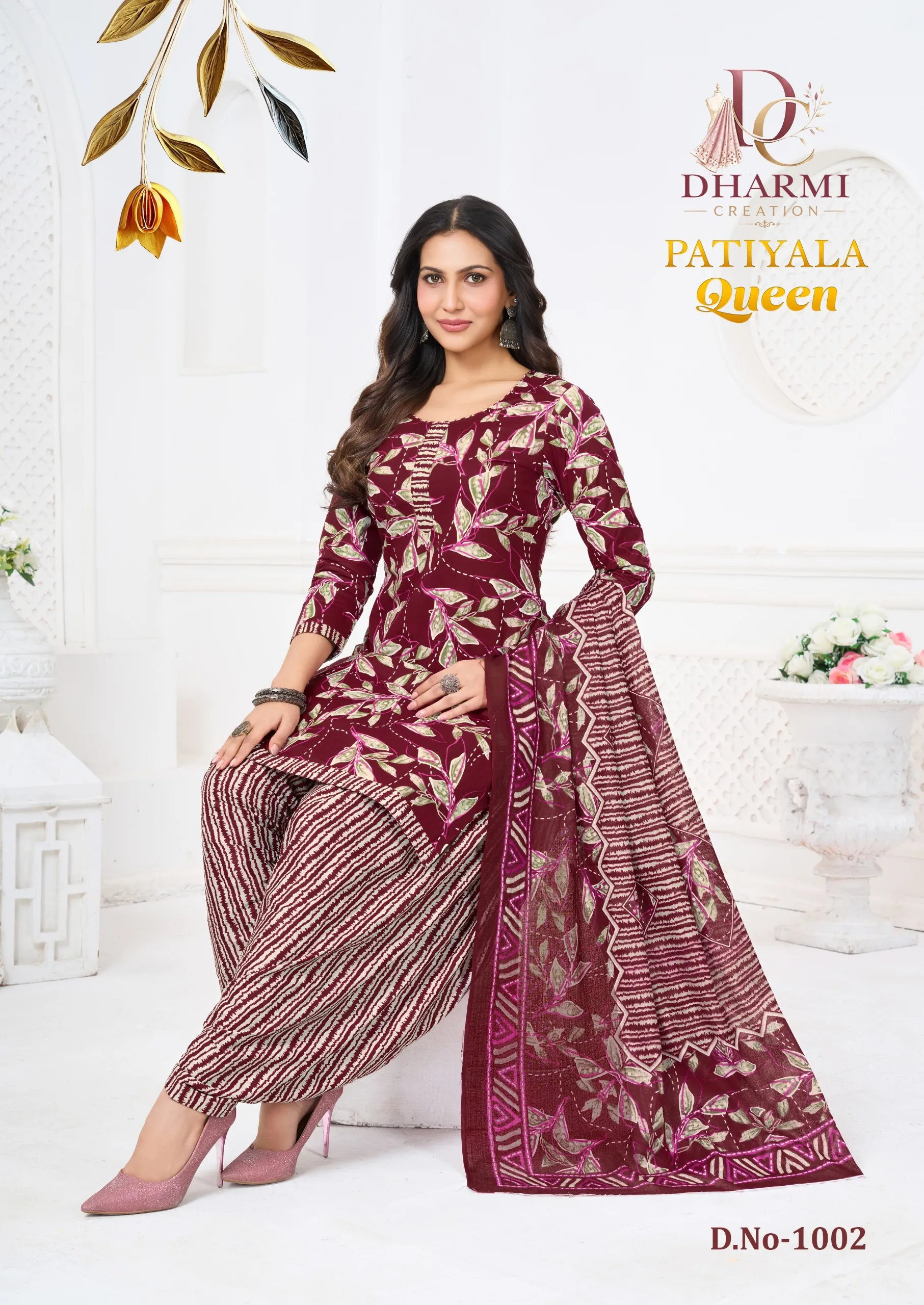 Dharmi Patiyala Queen Vol 1 – Dress Material Wholesale Catalog