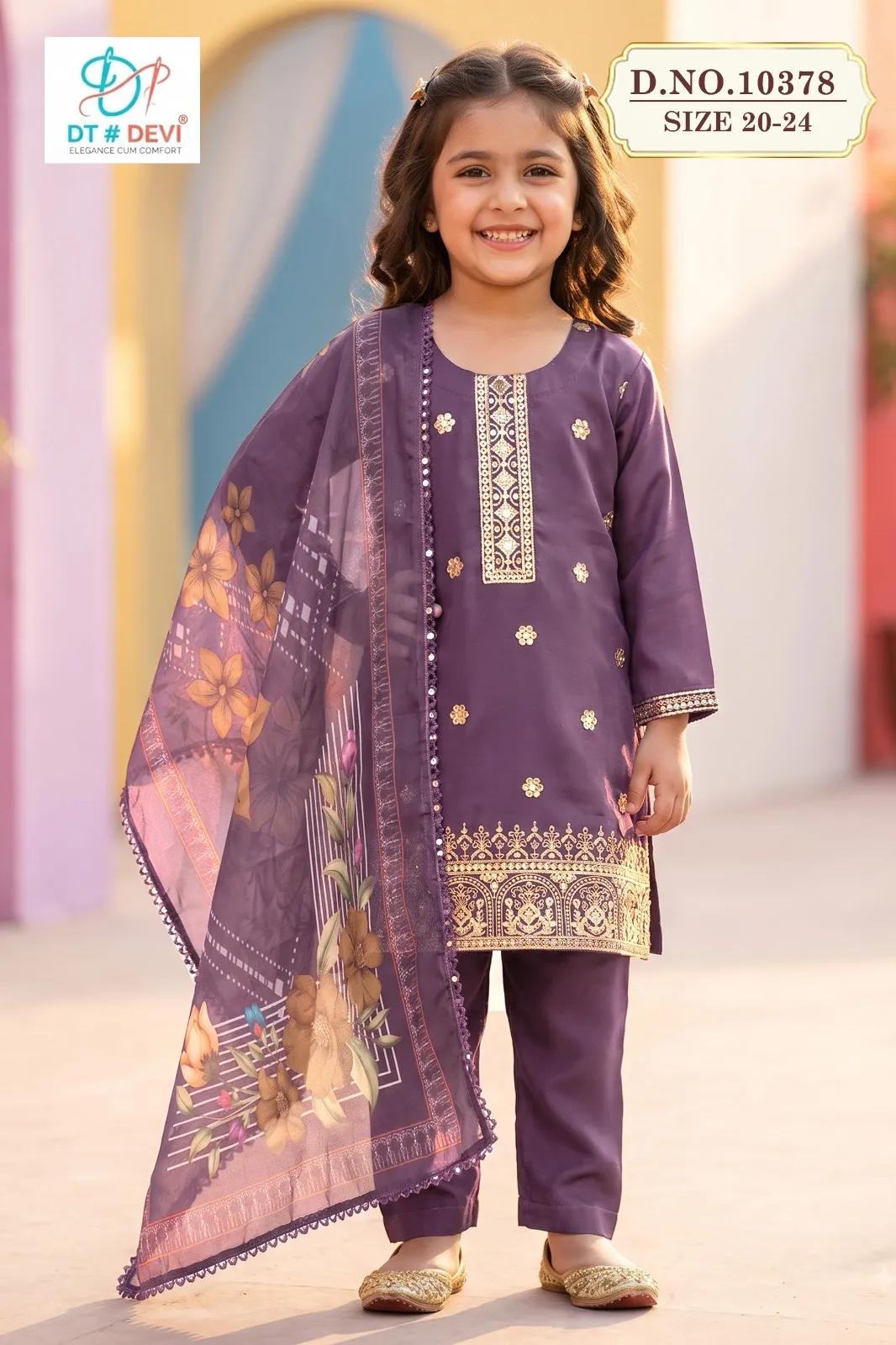 Dt Devi Niya 10378 catalog Kids Wear Wholesale Price