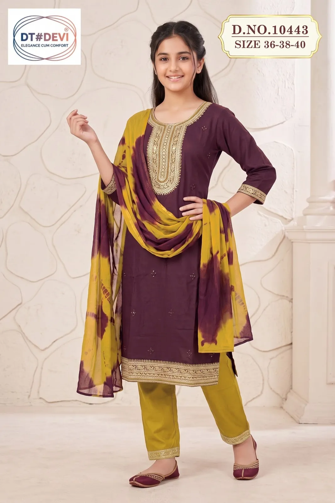 Dt Devi Yalinee vol 6 10443 catalog Kids Wear Wholesale Supplier India