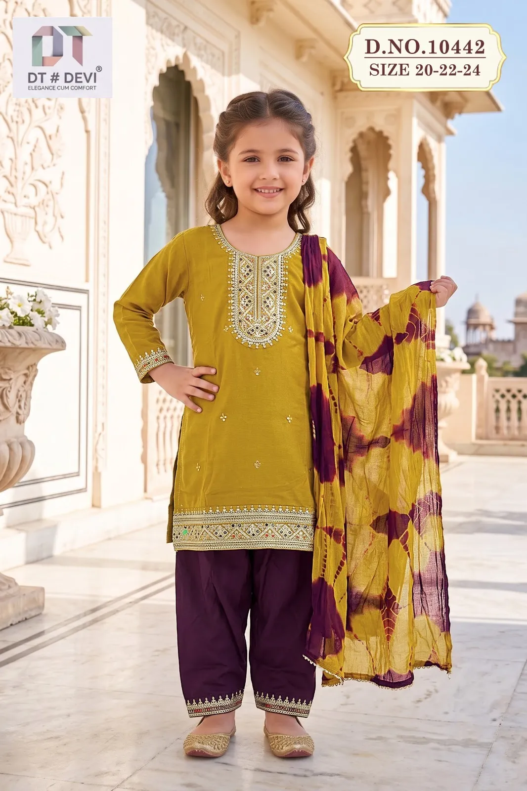 DT Devi Yukti vol 6 10442 catalog kids nightwear manufacturer India