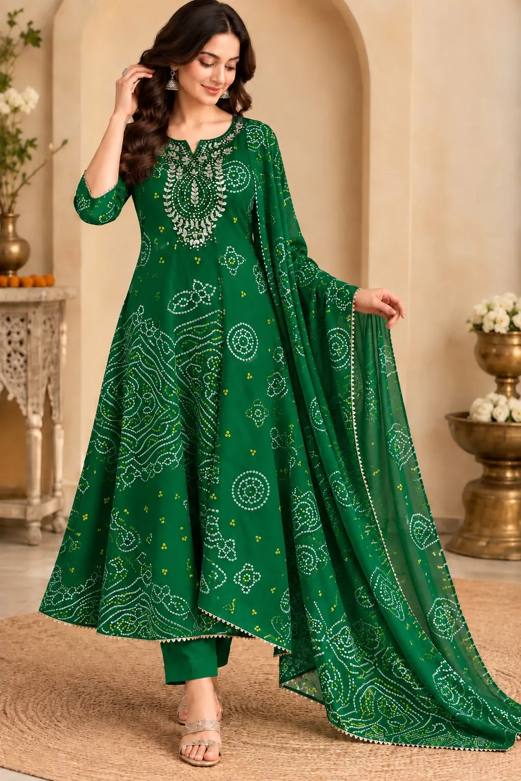Felocity Georgette vol 4 catalog bandhani design kurtis wholesale