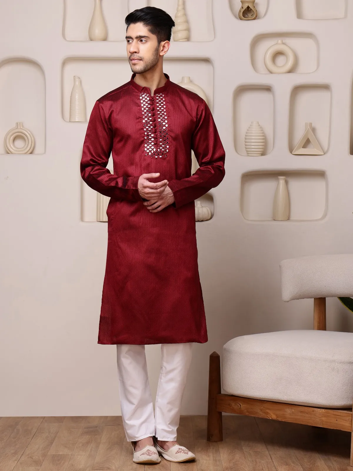Felocity MLK106 catalog Designer kurta for men wholesale