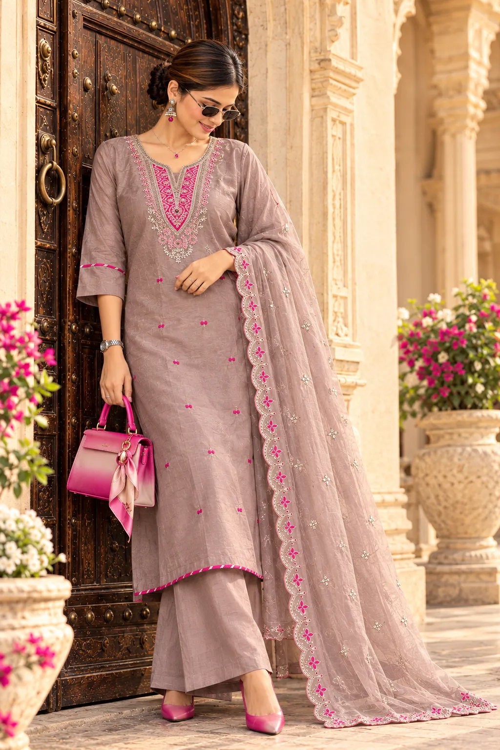 Felocity Mul Chanderi vol 16 catalog designer kurti in wholesale in delhi