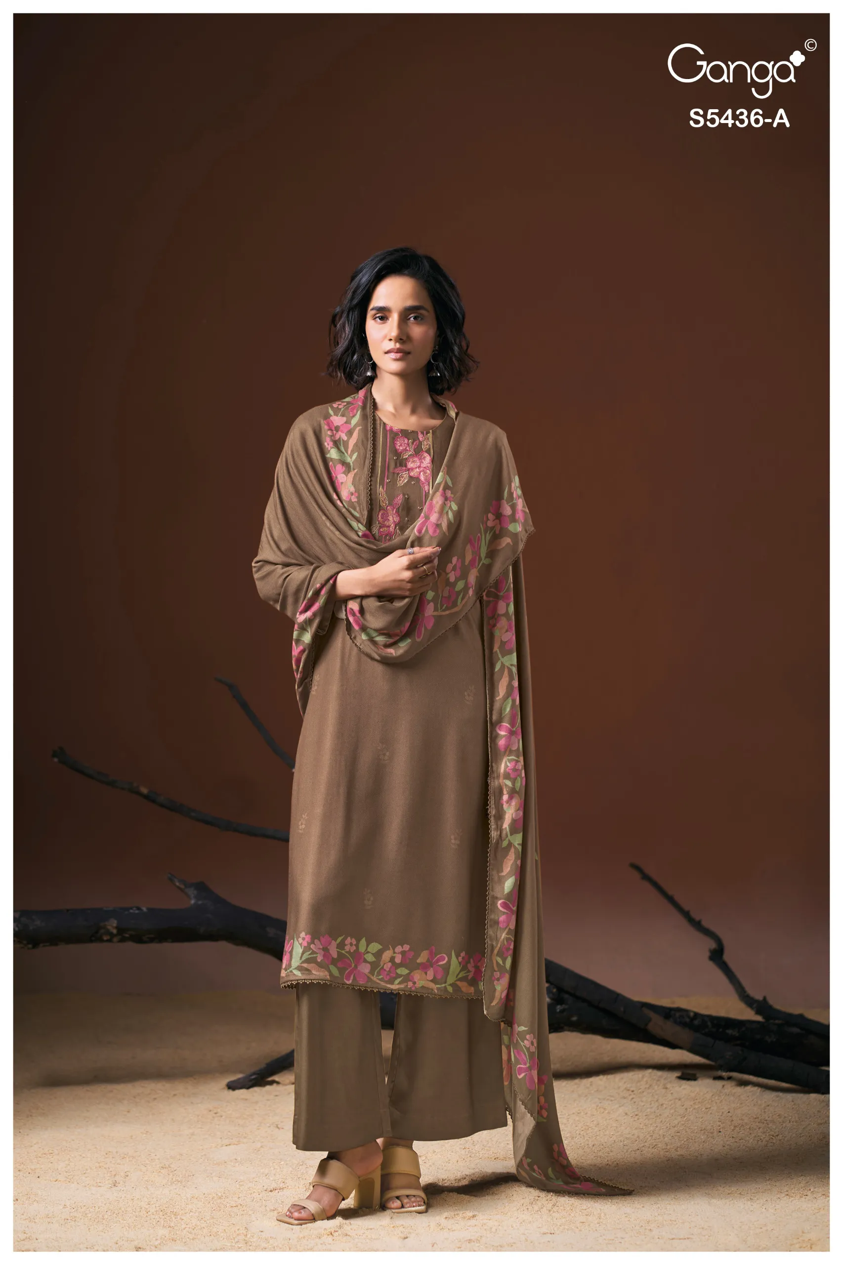 Ganga Anthea 5436 catalog designer salwar kameez at wholesale price