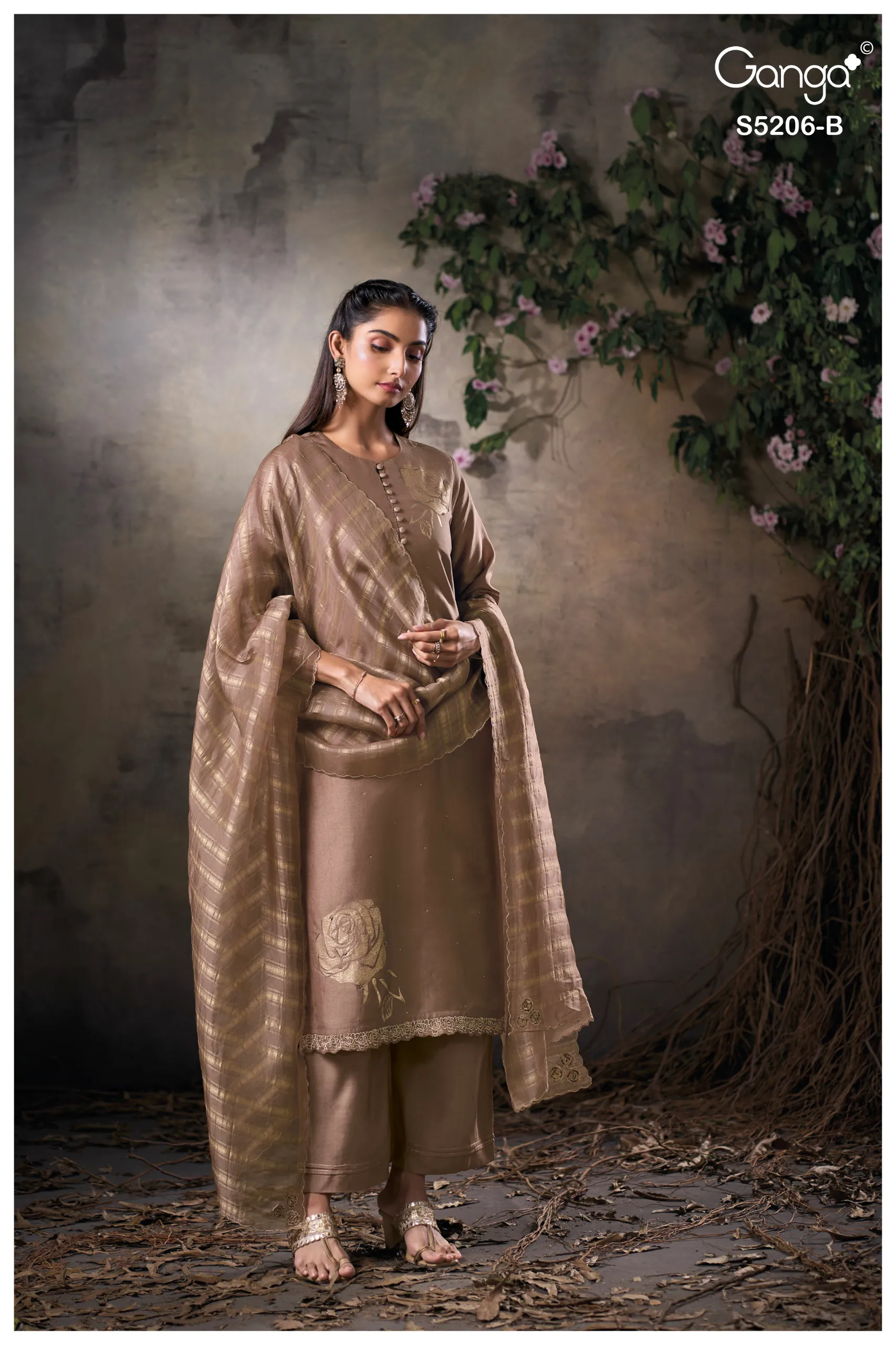 Ganga Anyasa 5206 catalog salwar kameez catalog wholesale