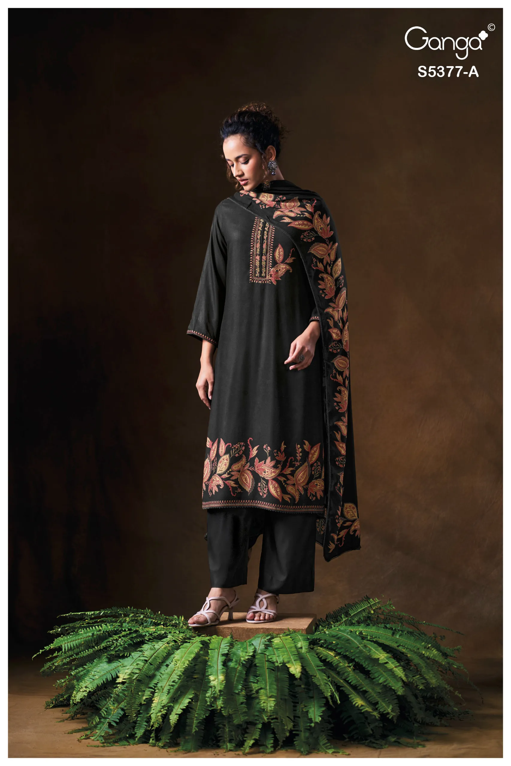 Ganga Eloisna 5377 catalog traditional salwar kameez wholesale
