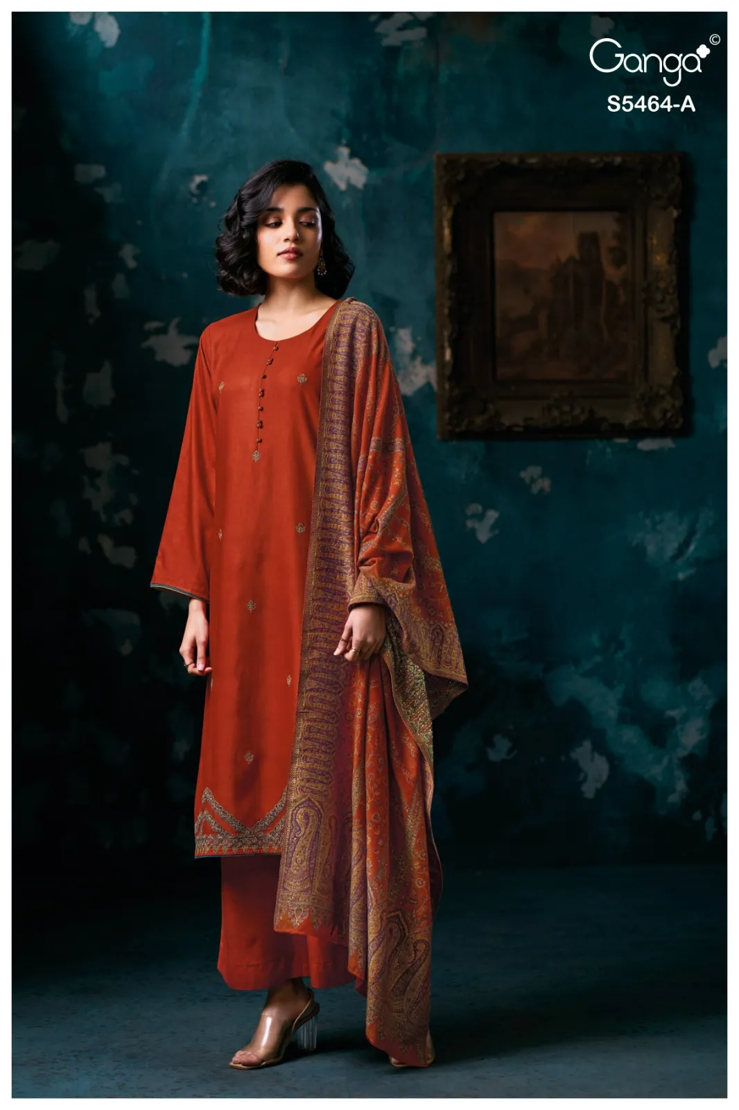 Ganga Farina 5464 catalog designer salwar kameez wholesale in surat