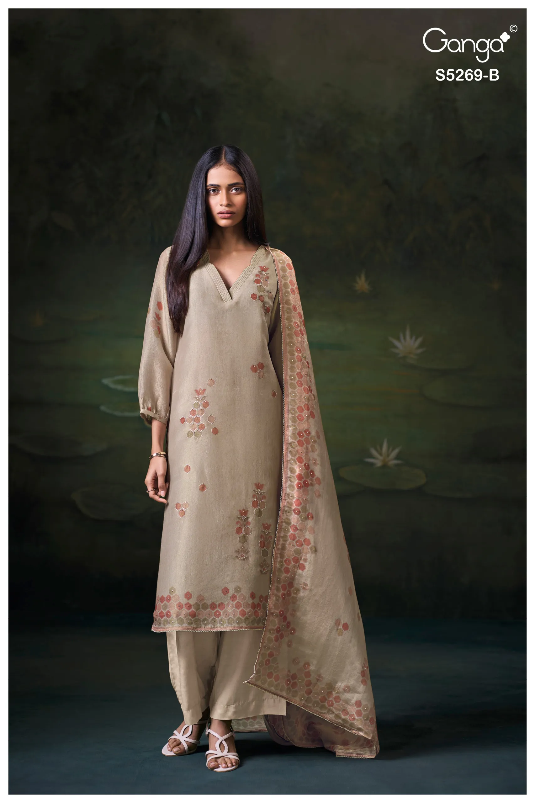 Ganga Greyasa 5269 catalog top office wear wholesale brand salwar kameez