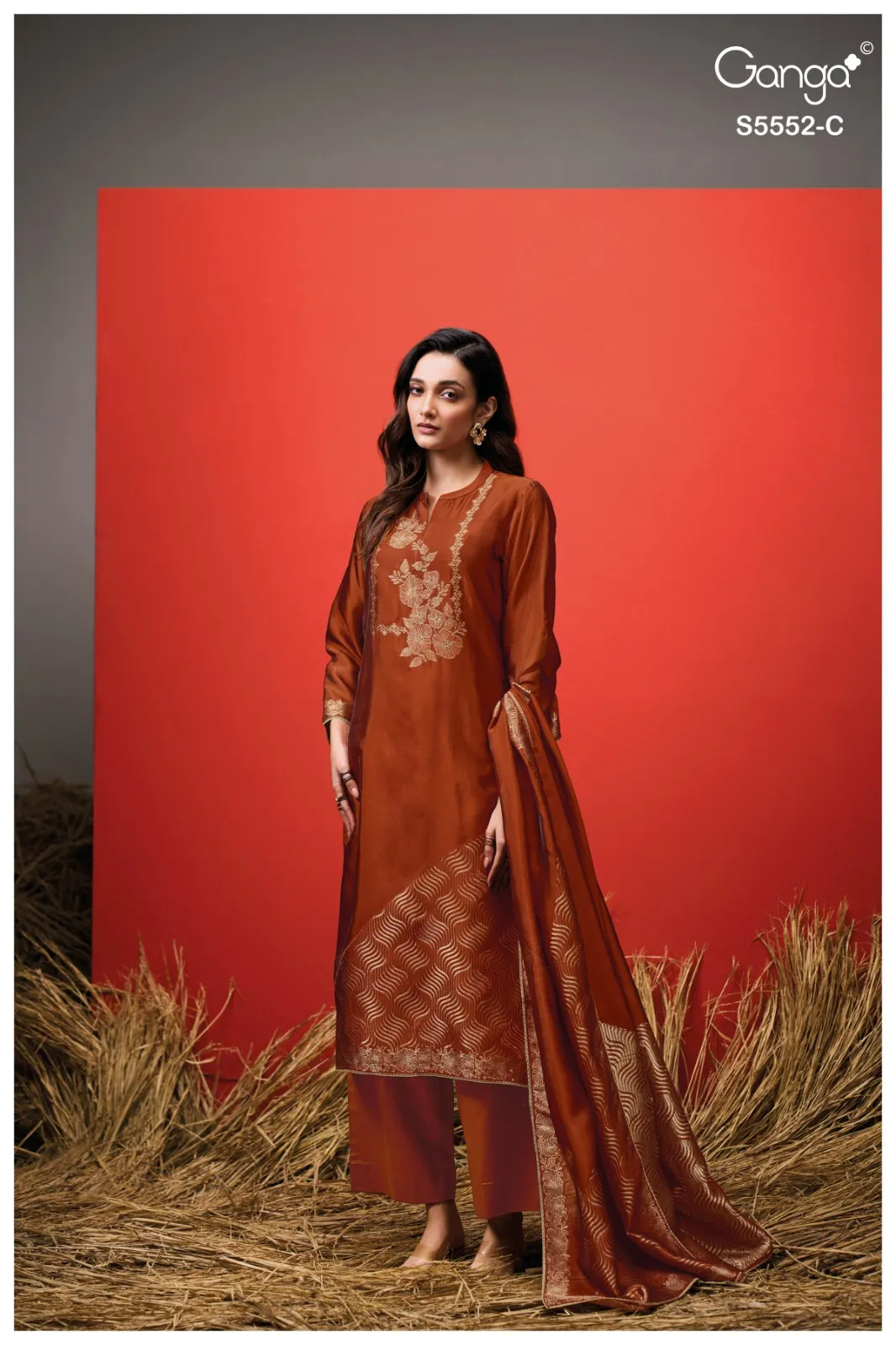 Ganga Julika 5552 catalog salwar kameez suppliers wholesale