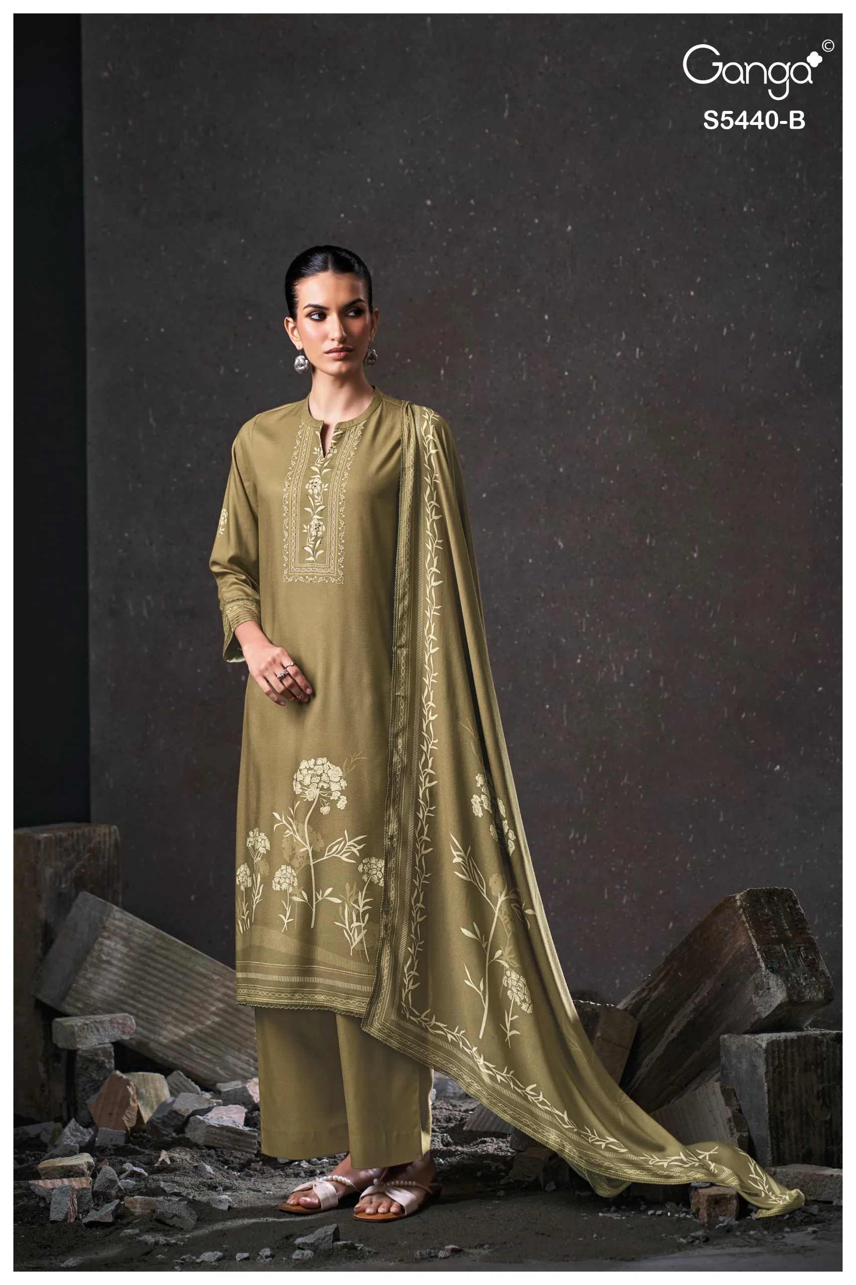Ganga Preisna 5440 catalog tulsi salwar kameez wholesalers