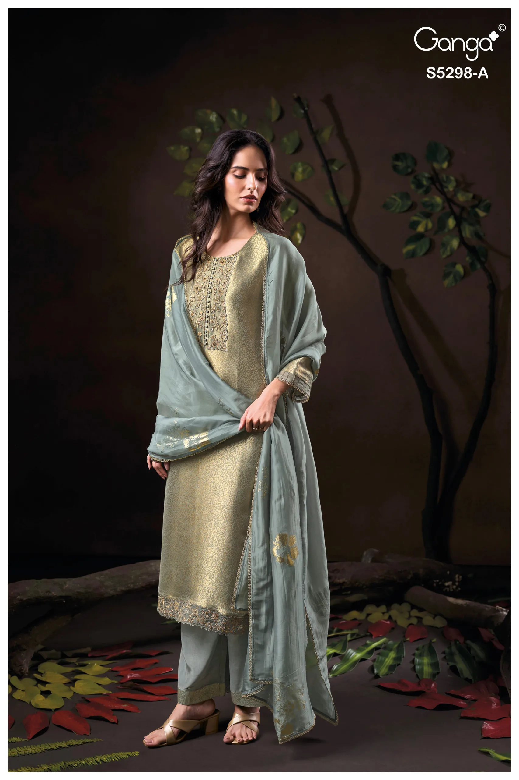 Ganga Tiyasa 5298 catalog indian salwar kameez wholesale online