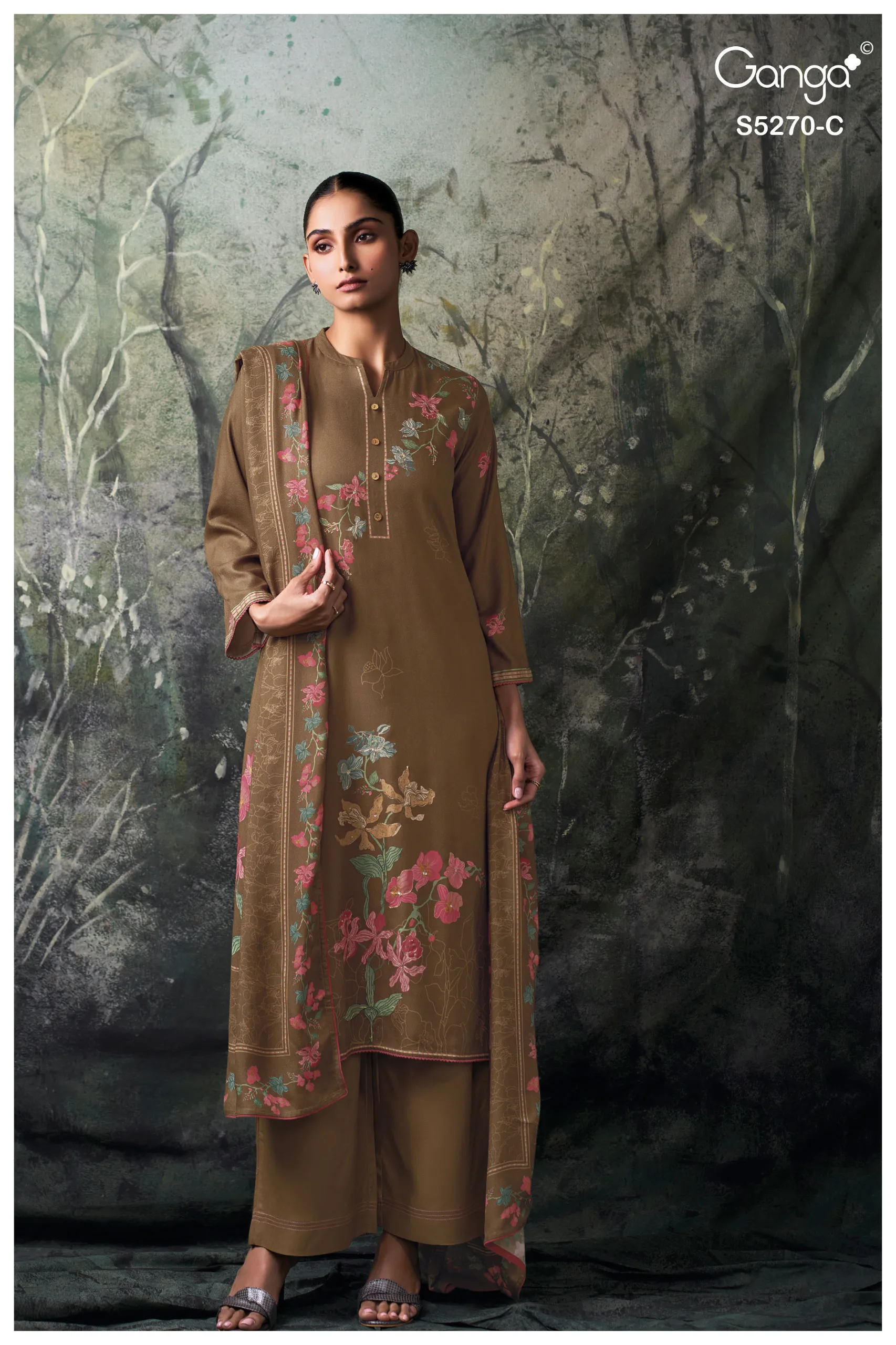 Ganga Yutisha 5270 catalog salwar kameez catalogue wholesale surat