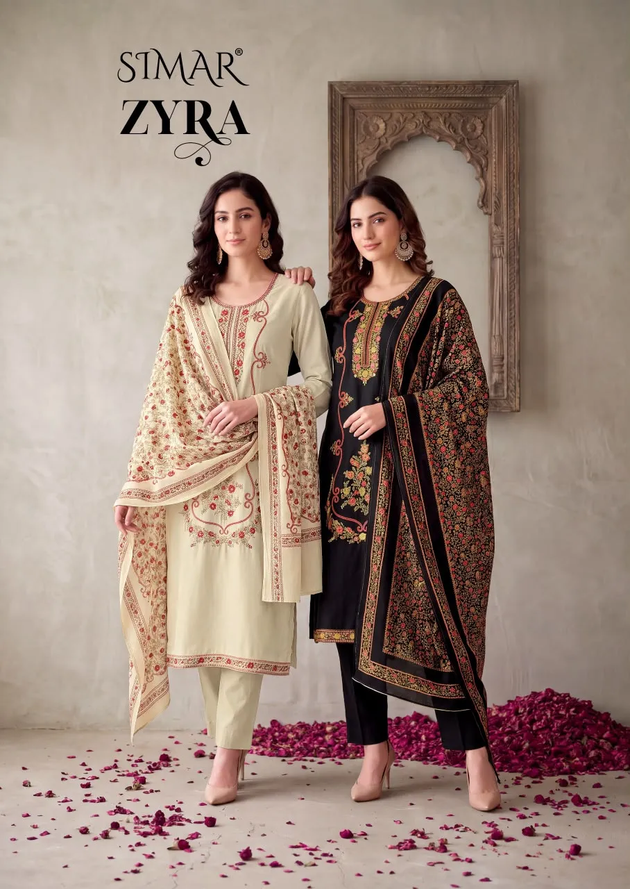 Glossy Simar Zyra catalog indian salwar kameez wholesale price