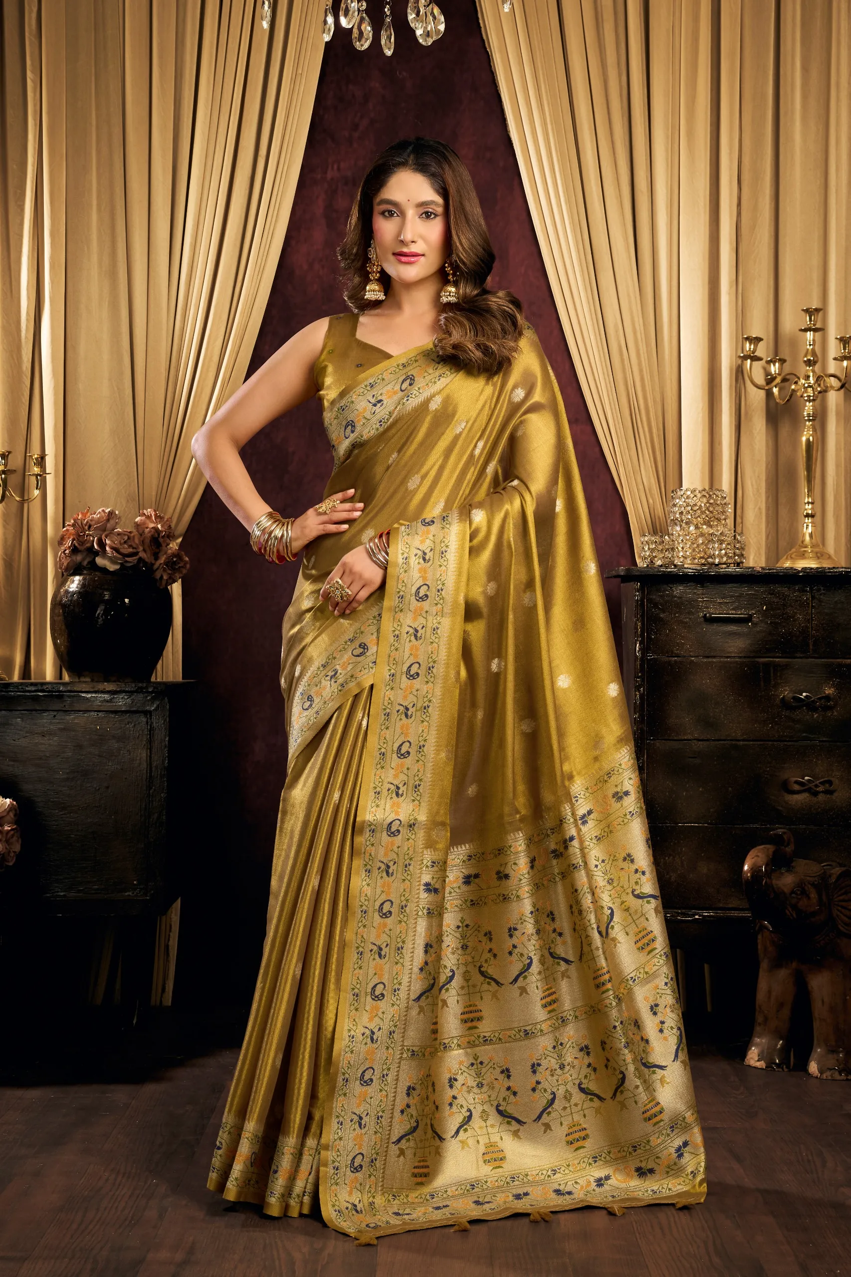 Gobuni Saira catalog wholesale paithani sarees