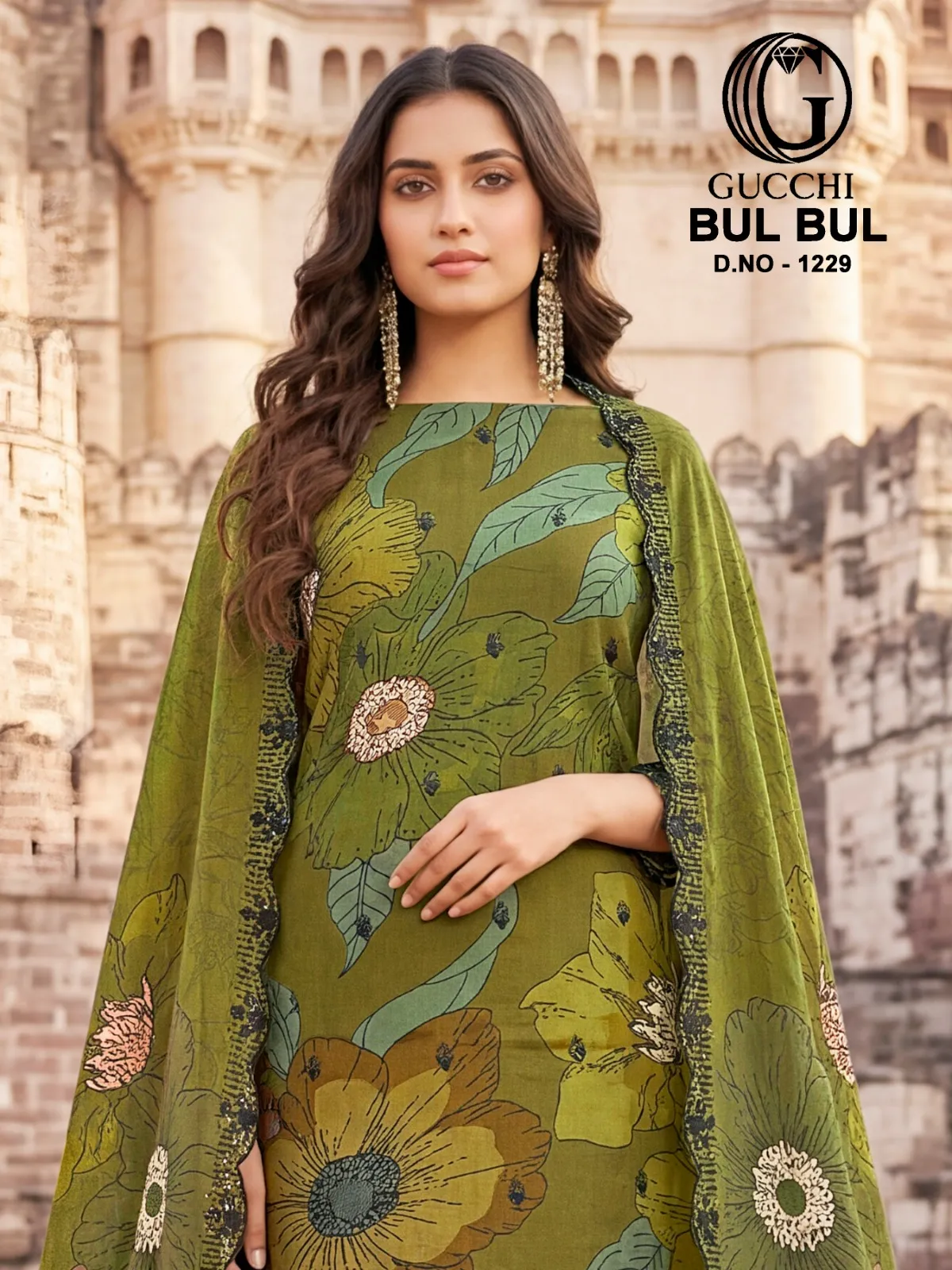 Gucchi Bul Bul 1229 catalog wholesale salwar kameez suppliers in surat