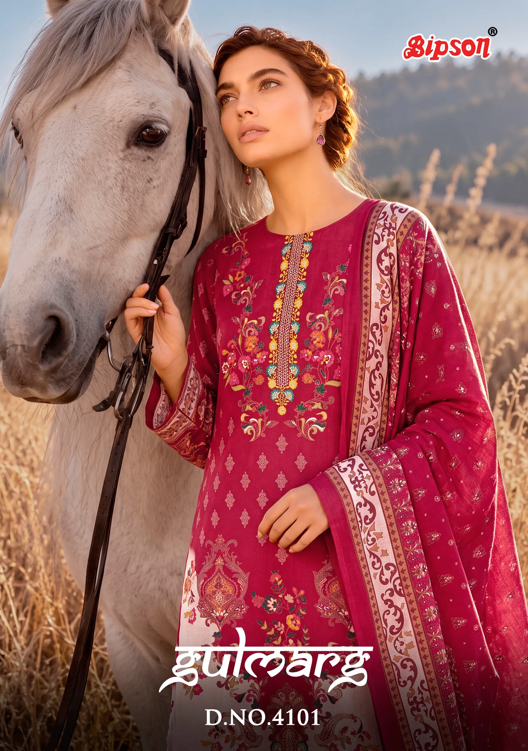 Gucchi Gulmarg 4101 catalog wholesalers of salwar kameez in park street